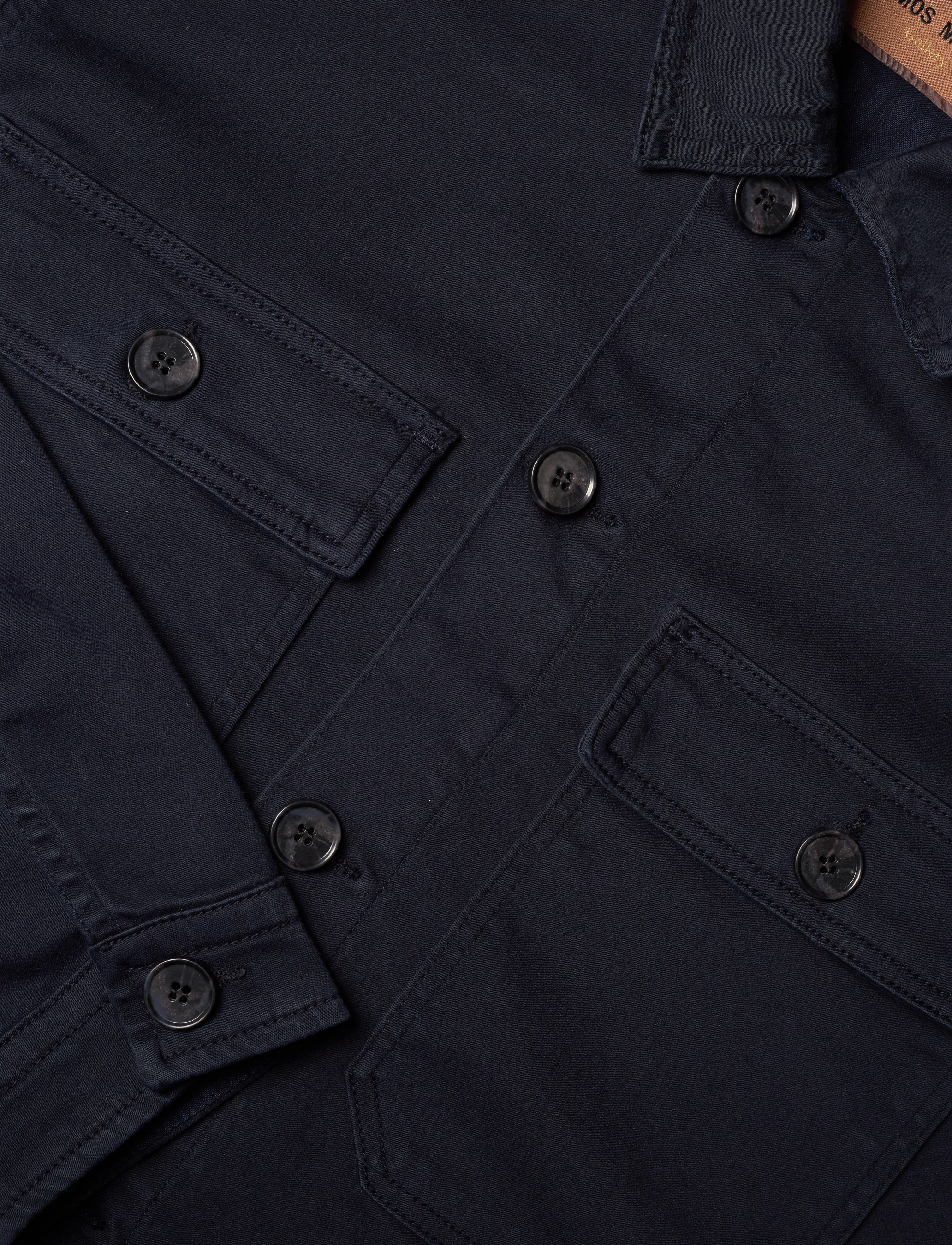Mos Mosh Gallery - MMGMatteo Soft Overshirt - shoppa efter tillfälle - navy - 2
