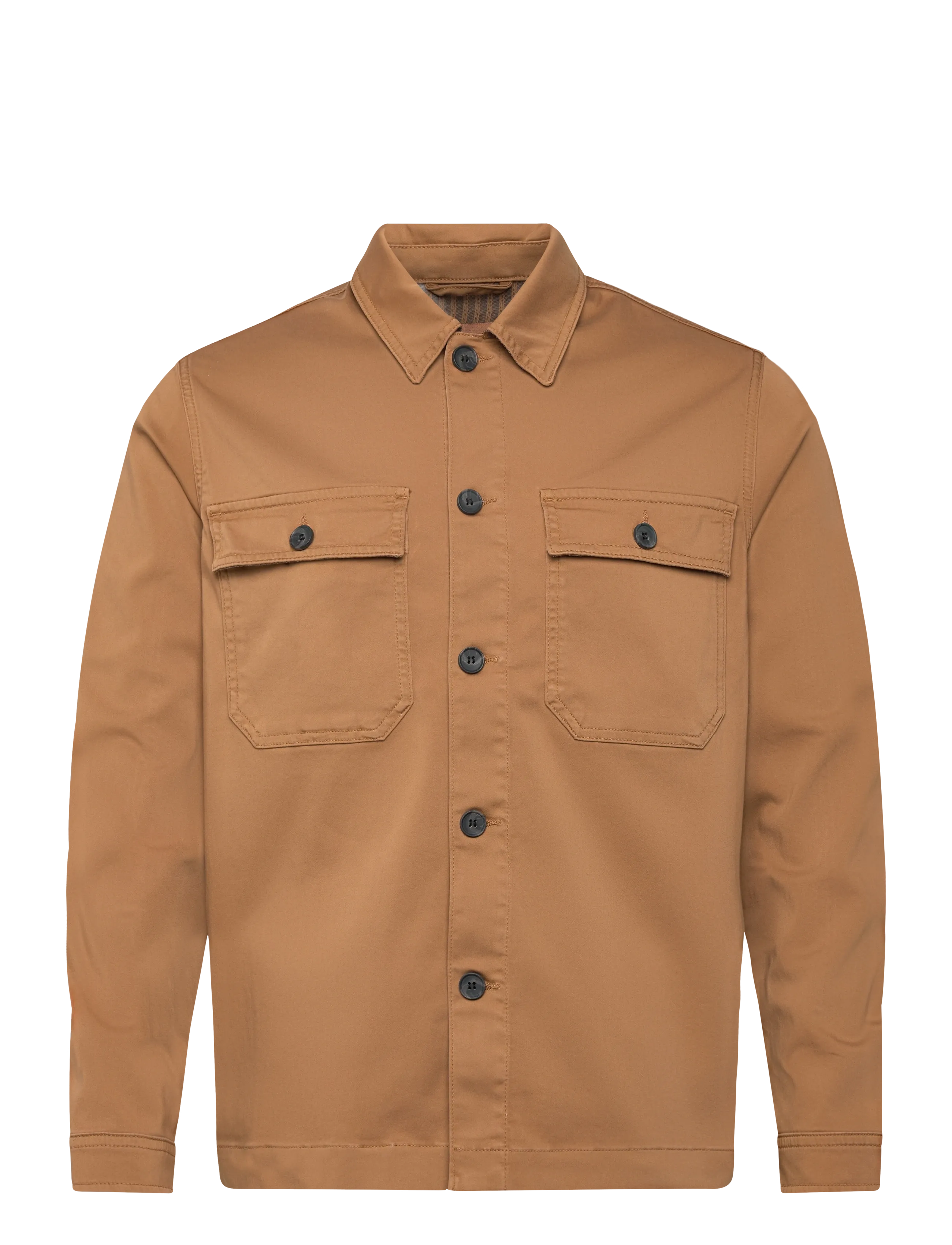 Mos Mosh Gallery MMGMatteo Soft Overshirt - Pealissärgid - TOASTED COCONUT / brown