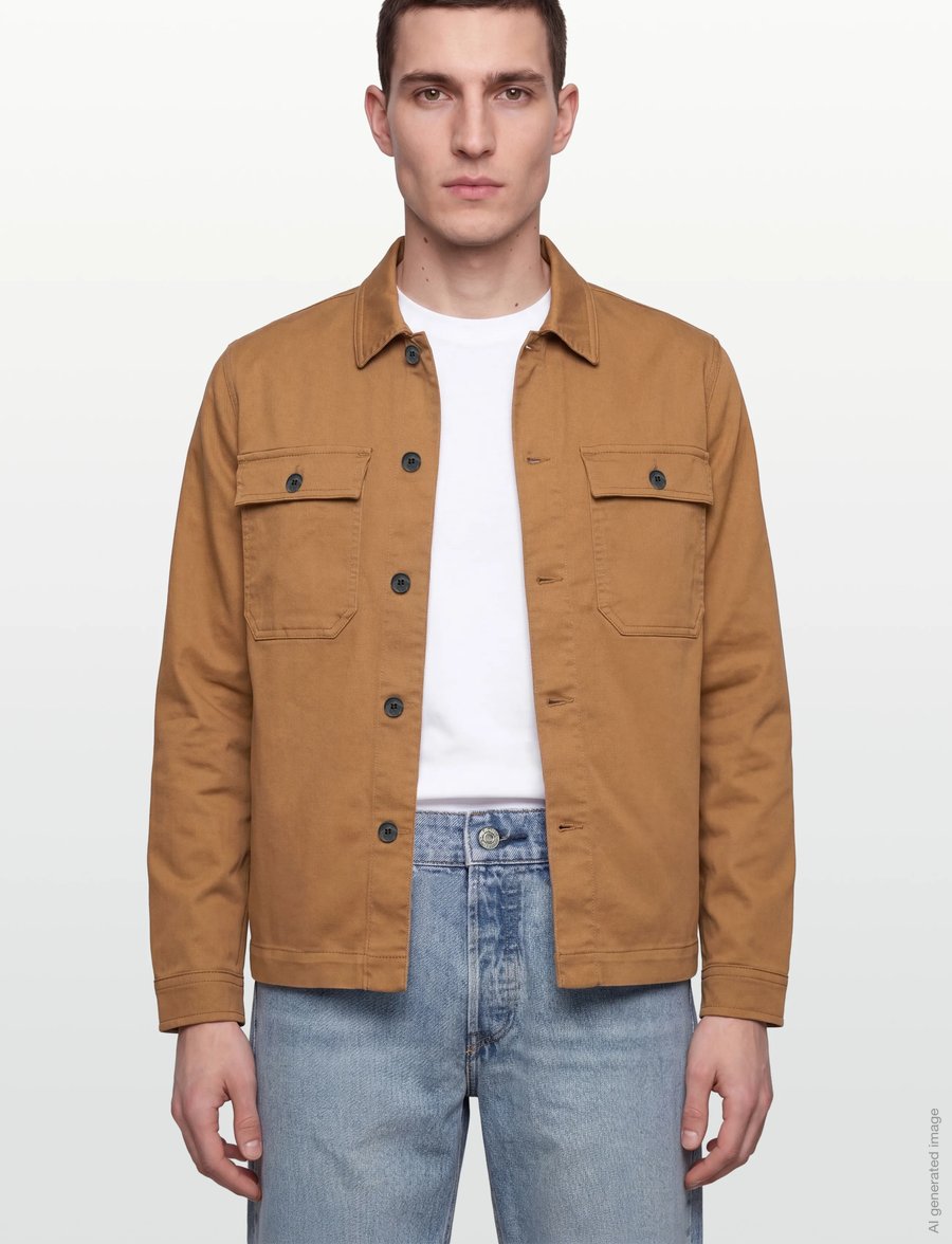 Mos Mosh Gallery - MMGMatteo Soft Overshirt - nach anlass kaufen - toasted coconut - 3