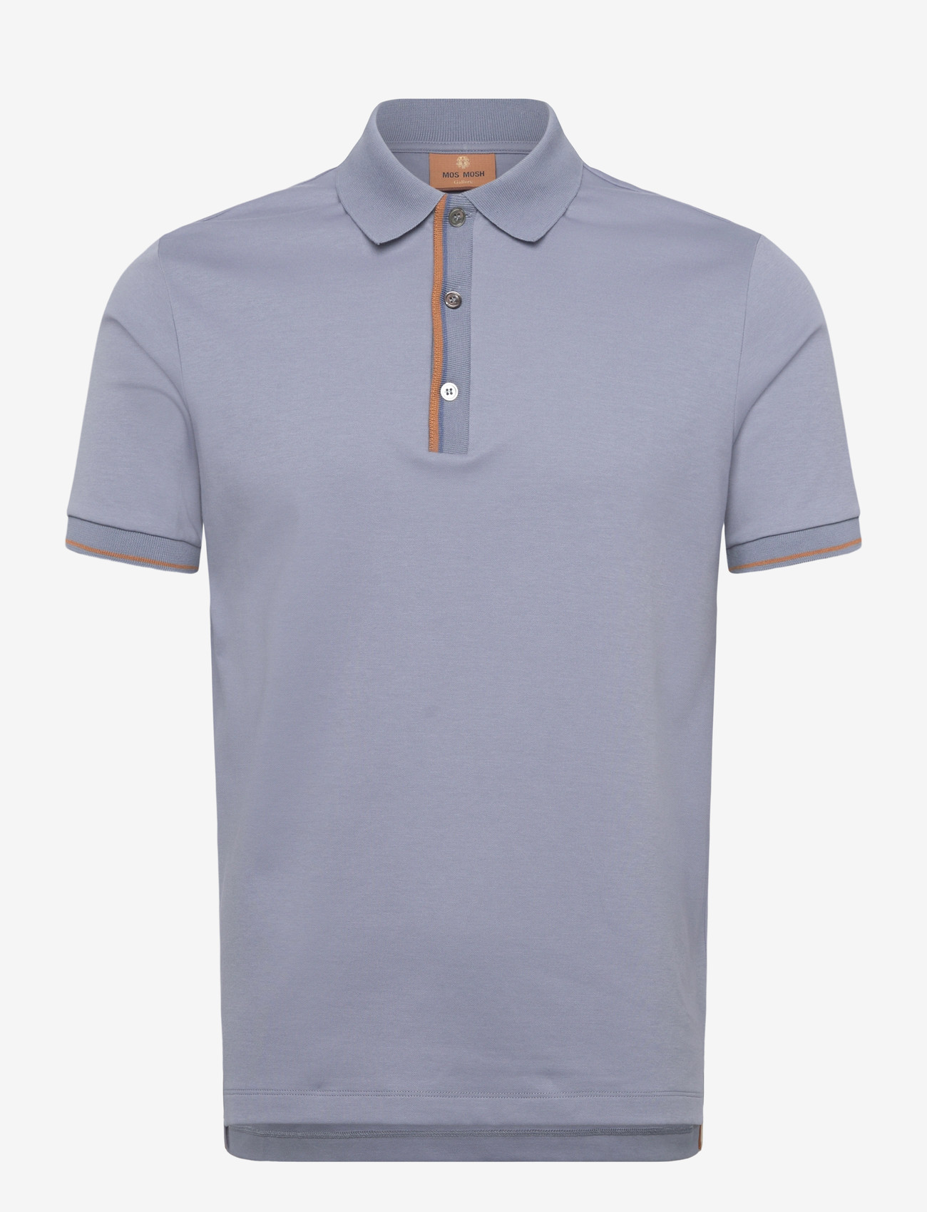Mos Mosh Gallery - MMGHarvey Polo Ss Tee - short-sleeved polos - flint stone - 0