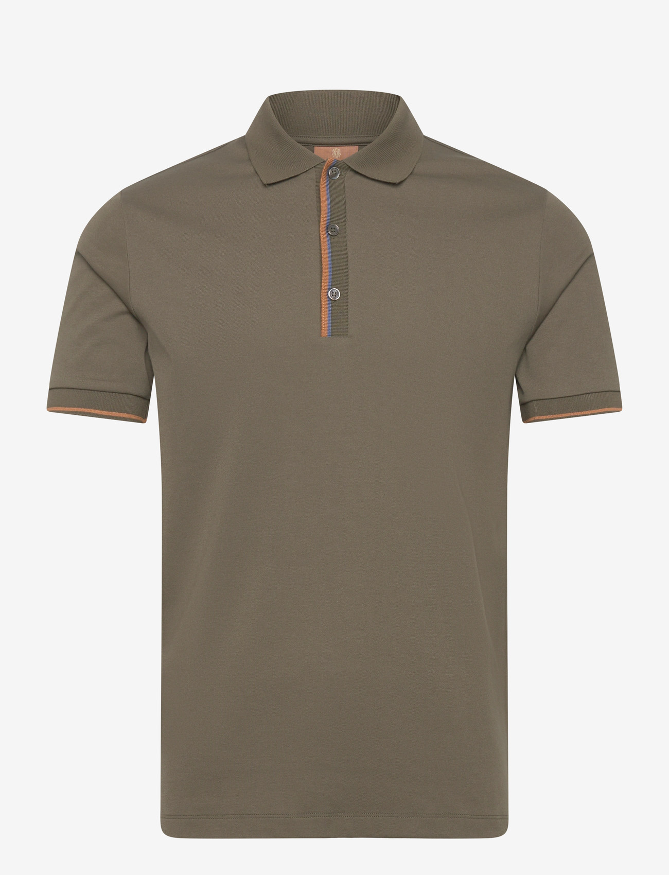 Mos Mosh Gallery - MMGHarvey Polo Ss Tee - kortærmede poloer - grape leaf - 1