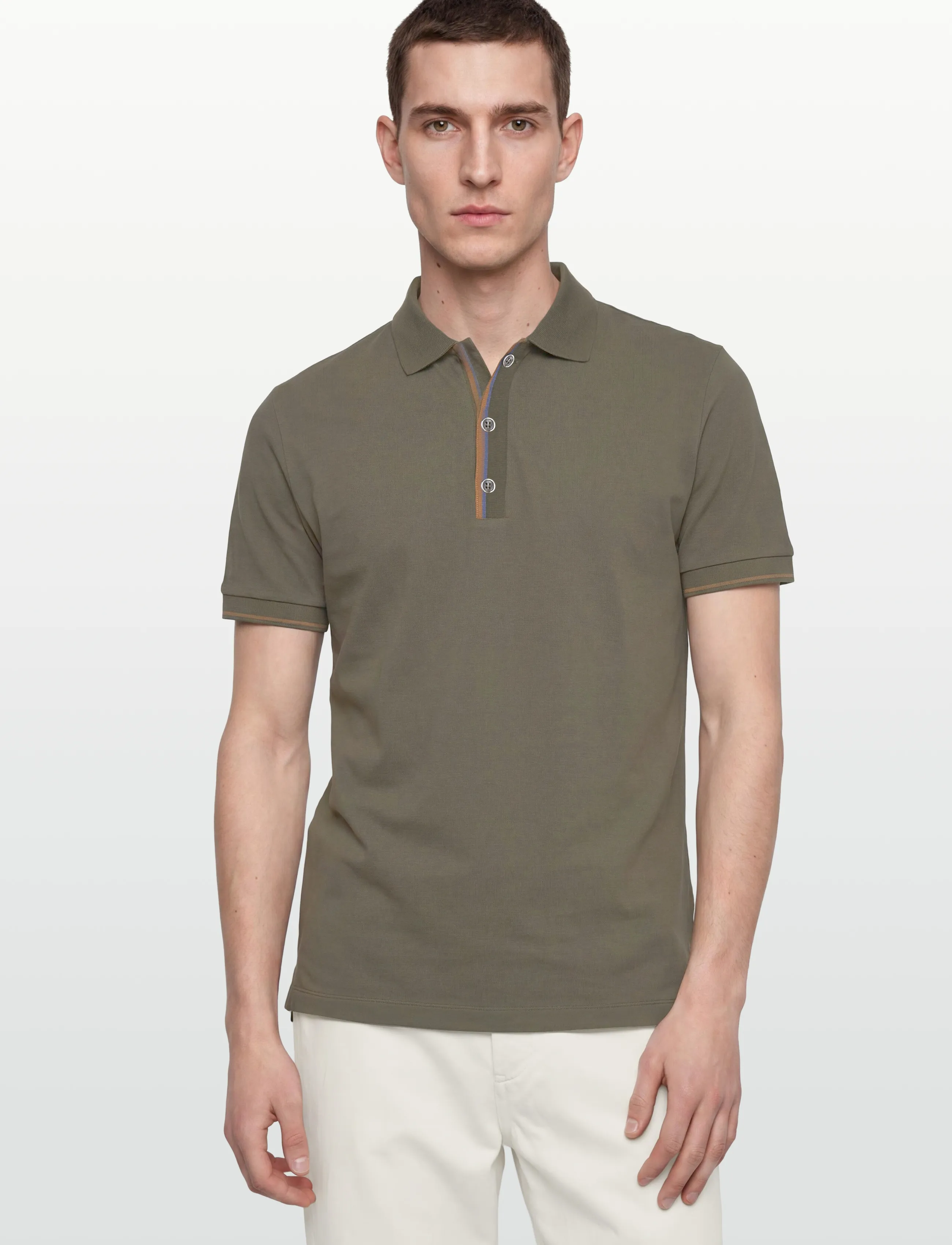 Mos Mosh Gallery - MMGHarvey Polo Ss Tee - short-sleeved polos - grape leaf - 3