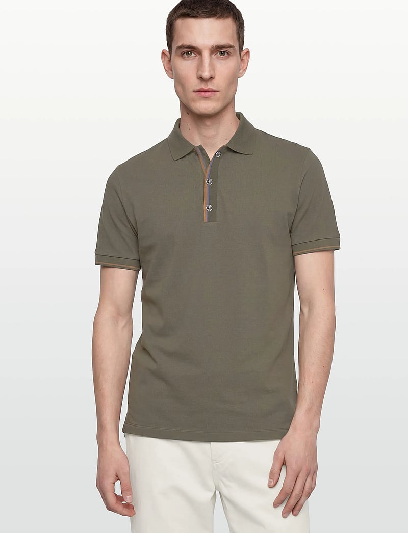 Mos Mosh Gallery - MMGHarvey Polo Ss Tee - kurzärmelig - grape leaf - 3