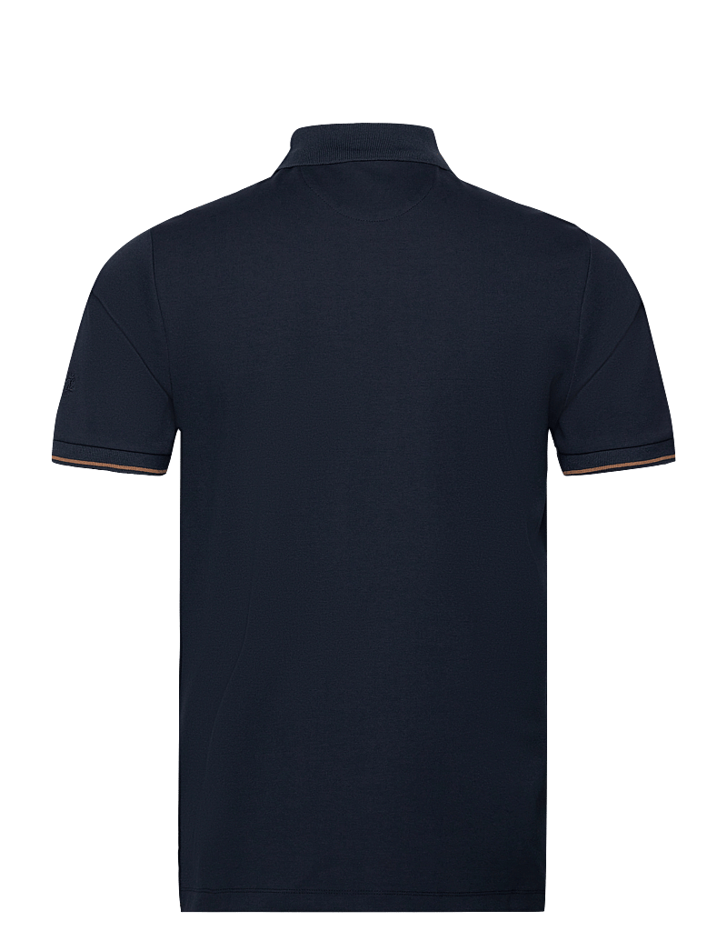 Mos Mosh Gallery - MMGHarvey Polo Ss Tee - kurzärmelig - navy - 1