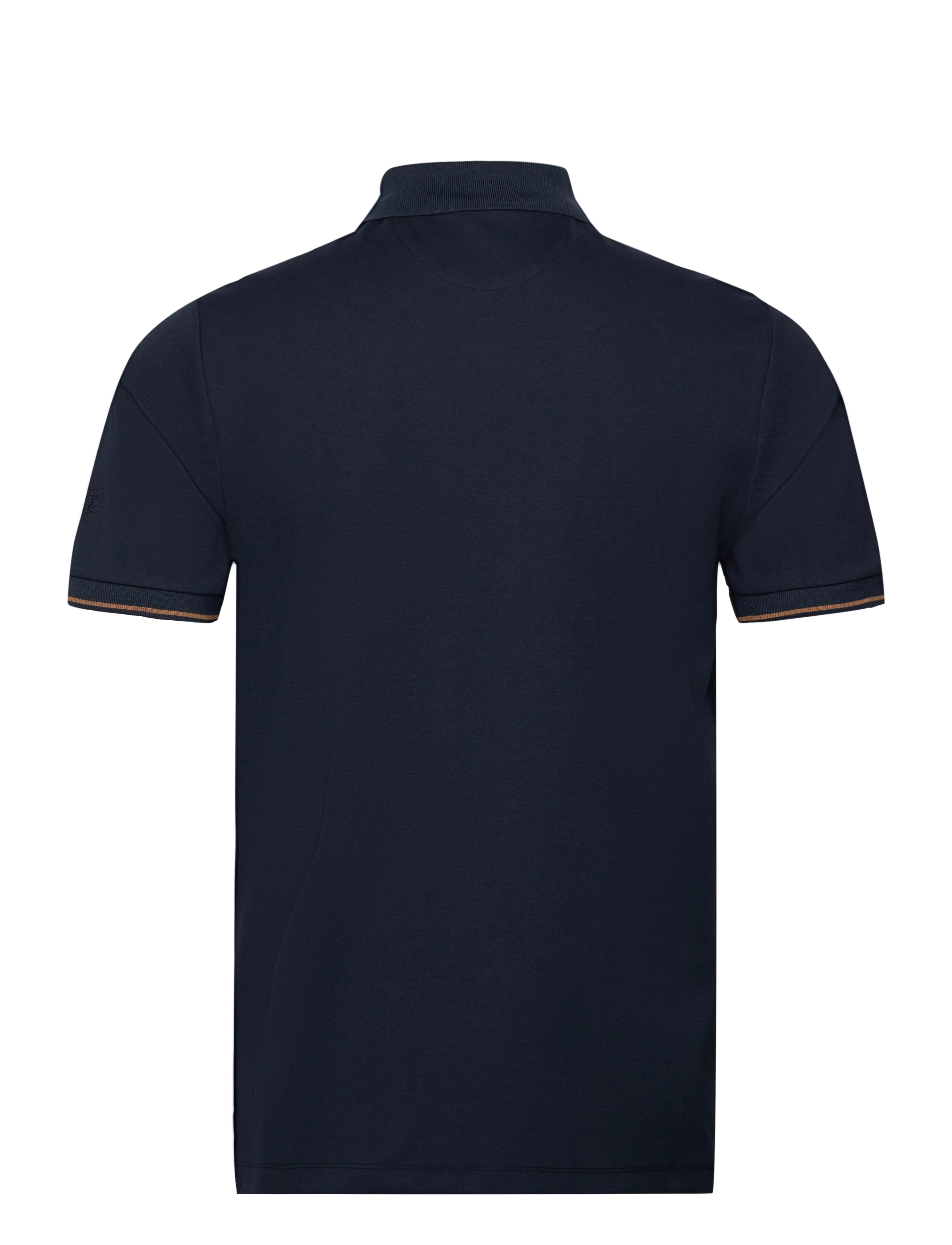Mos Mosh Gallery - MMGHarvey Polo Ss Tee - short-sleeved polos - navy - 1
