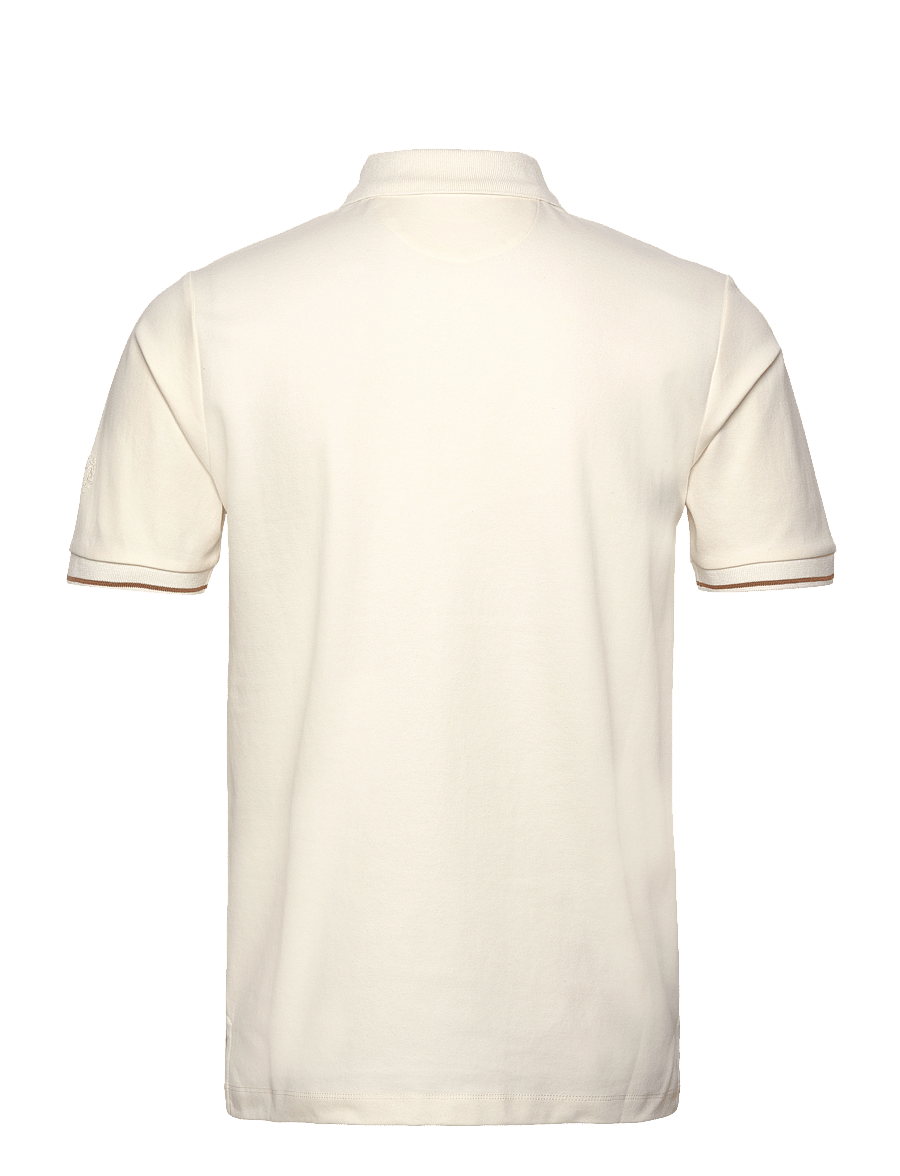 Mos Mosh Gallery - MMGHarvey Polo Ss Tee - kurzärmelig - offwhite - 2