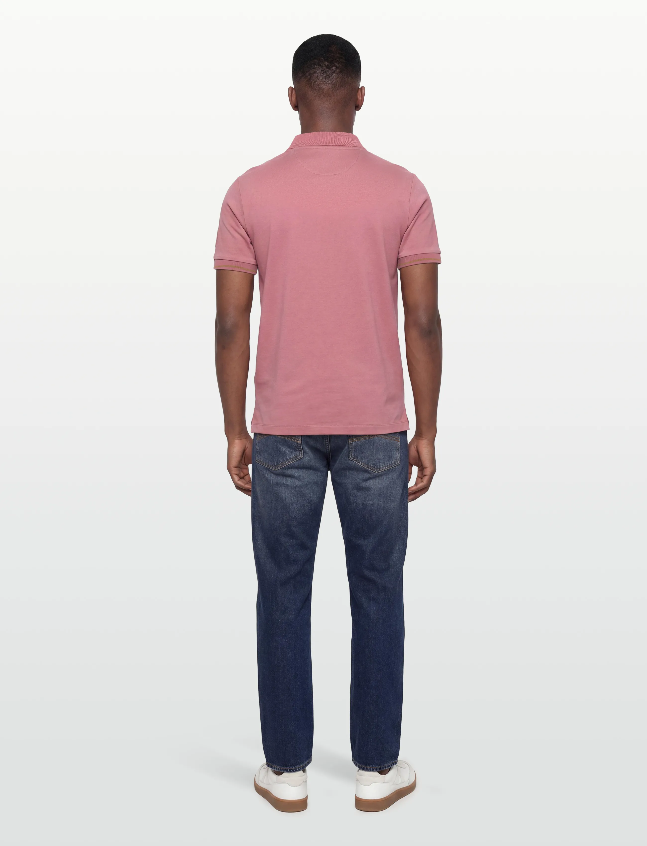 Mos Mosh Gallery - MMGHarvey Polo Ss Tee - short-sleeved polos - rosedawn - 4