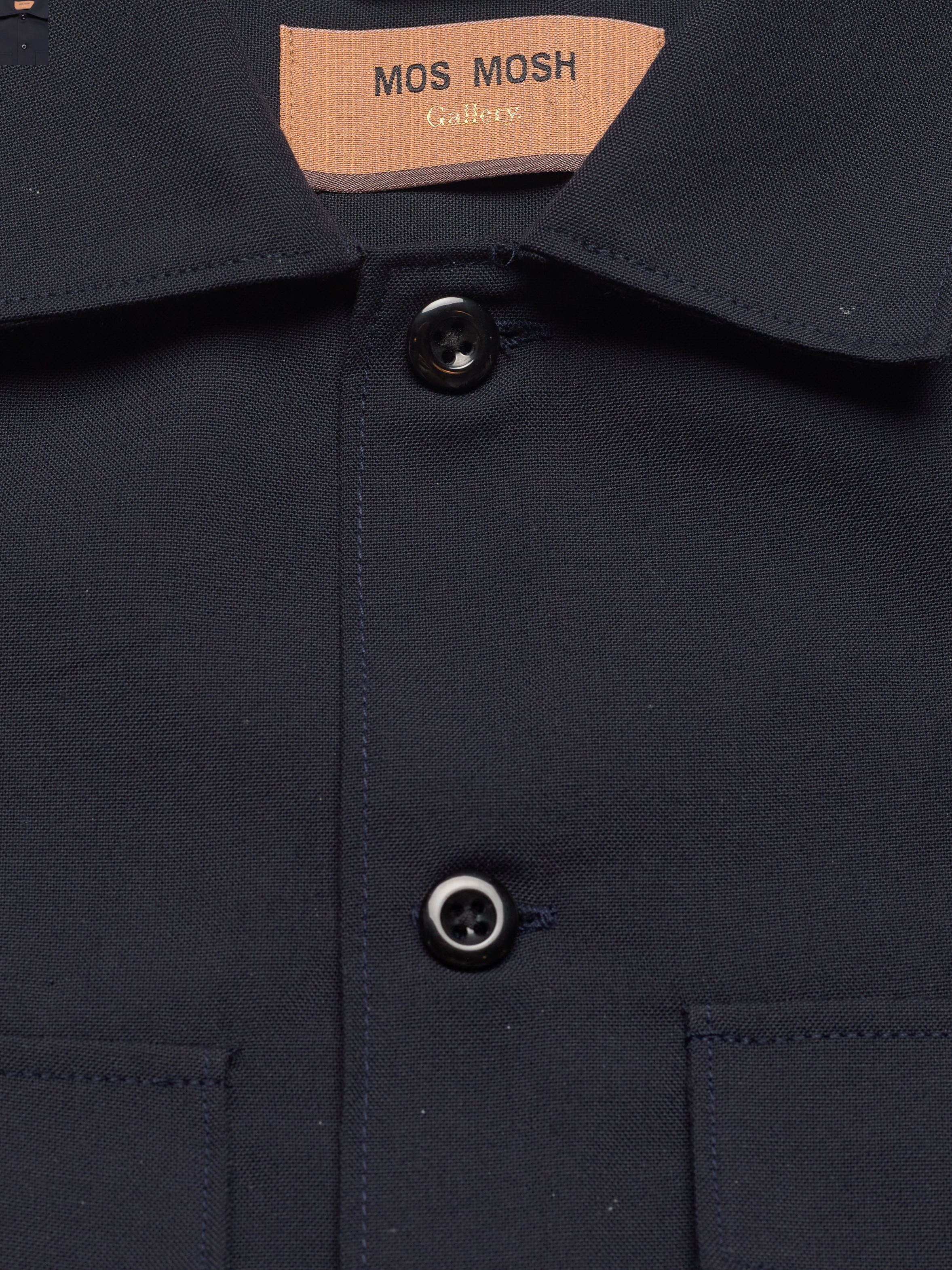 Mos Mosh Gallery - Nolan Spring Overshirt - navy - 2
