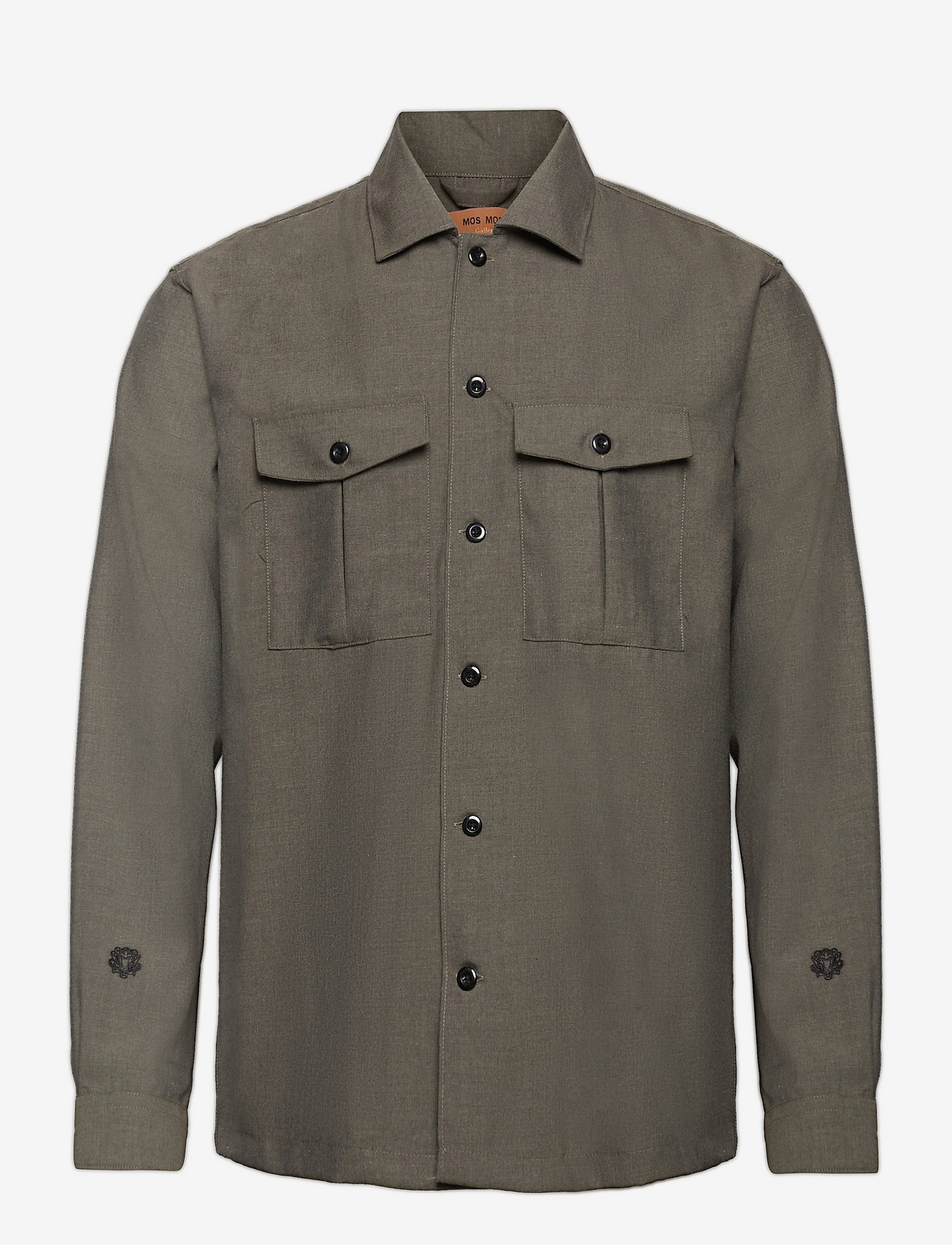 Mos Mosh Gallery - Nolan Spring Overshirt - olive melange - 0