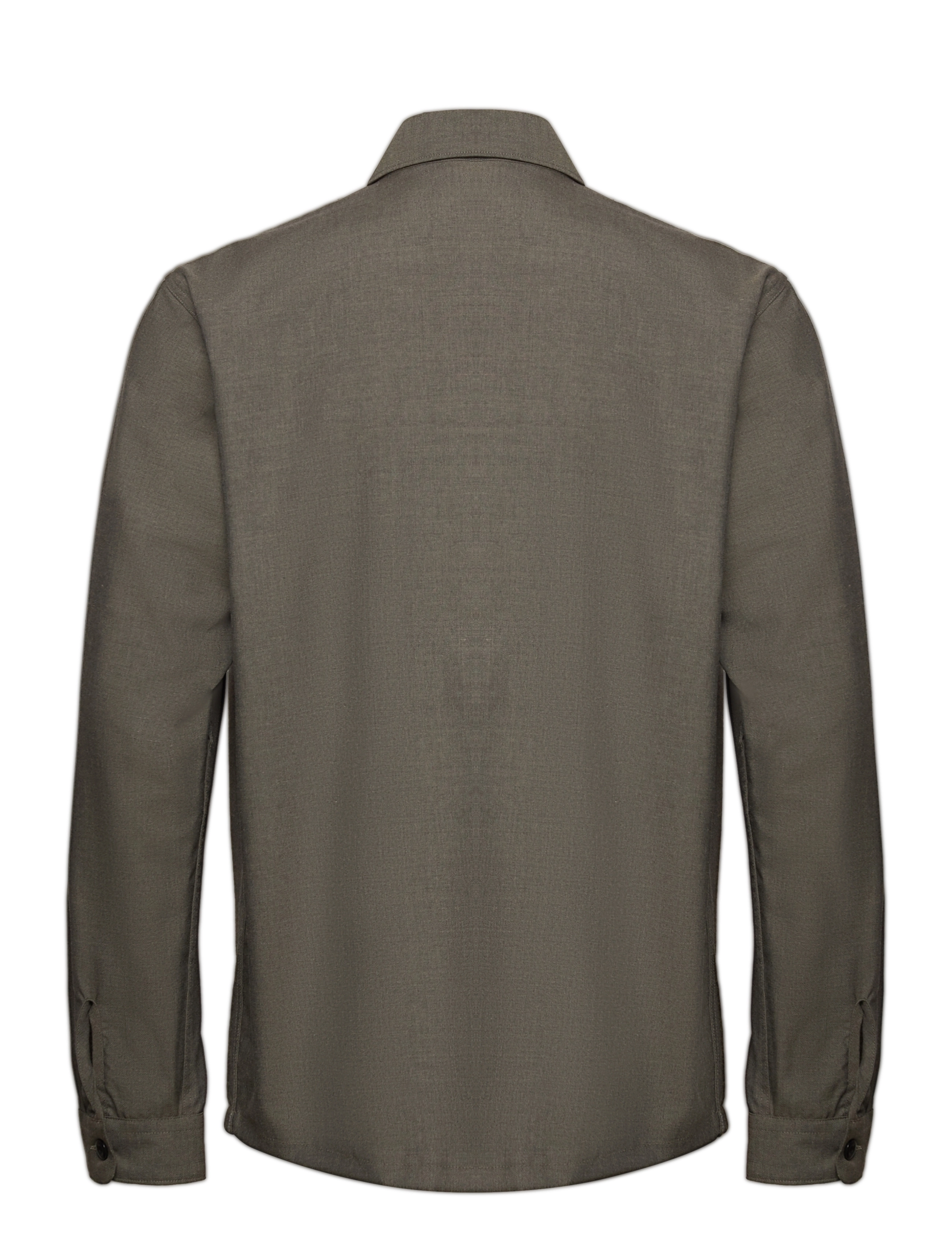 Mos Mosh Gallery - Nolan Spring Overshirt - olive melange - 1