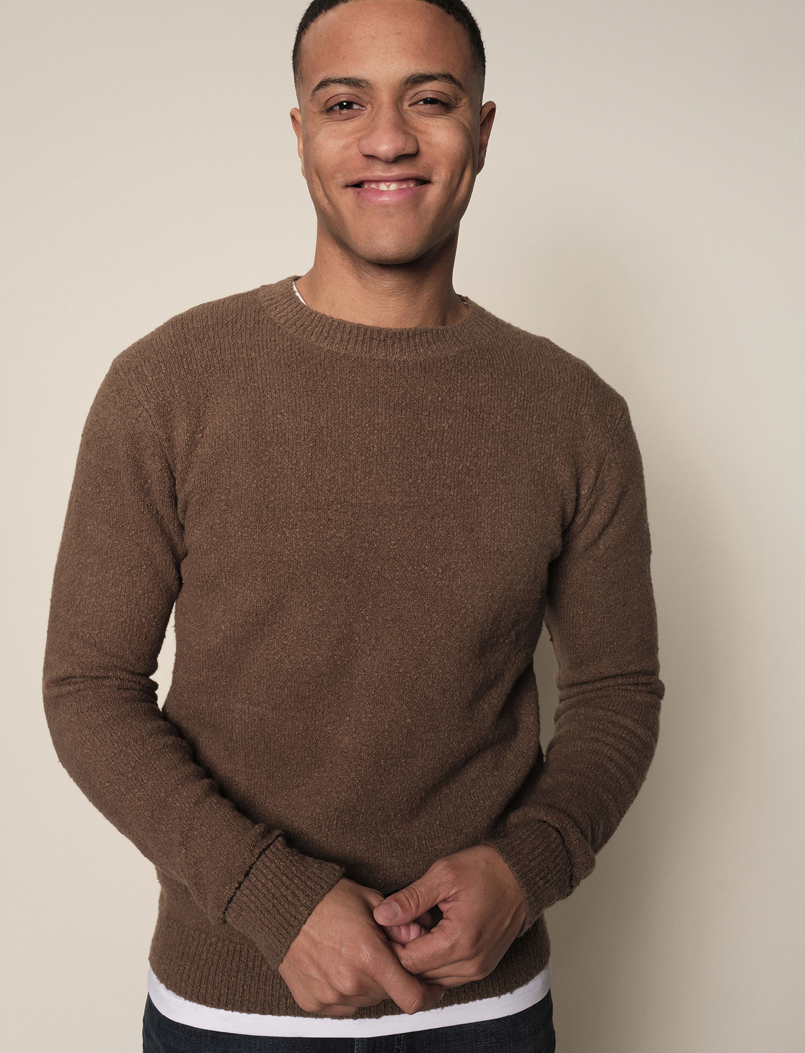 Mos Mosh Gallery - MMGRamos Crew Knit - toasted brown - 2