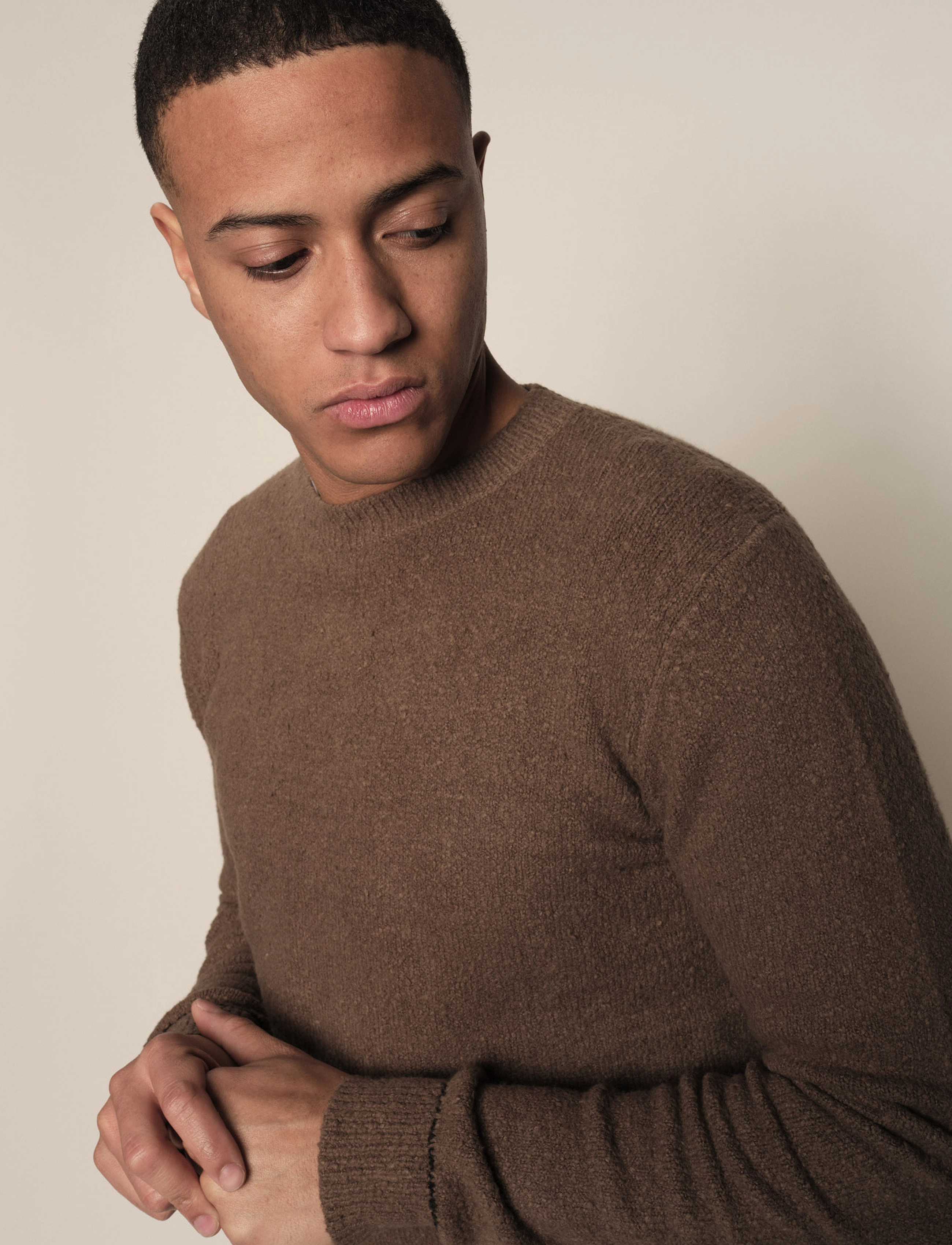 Mos Mosh Gallery - MMGRamos Crew Knit - toasted brown - 3