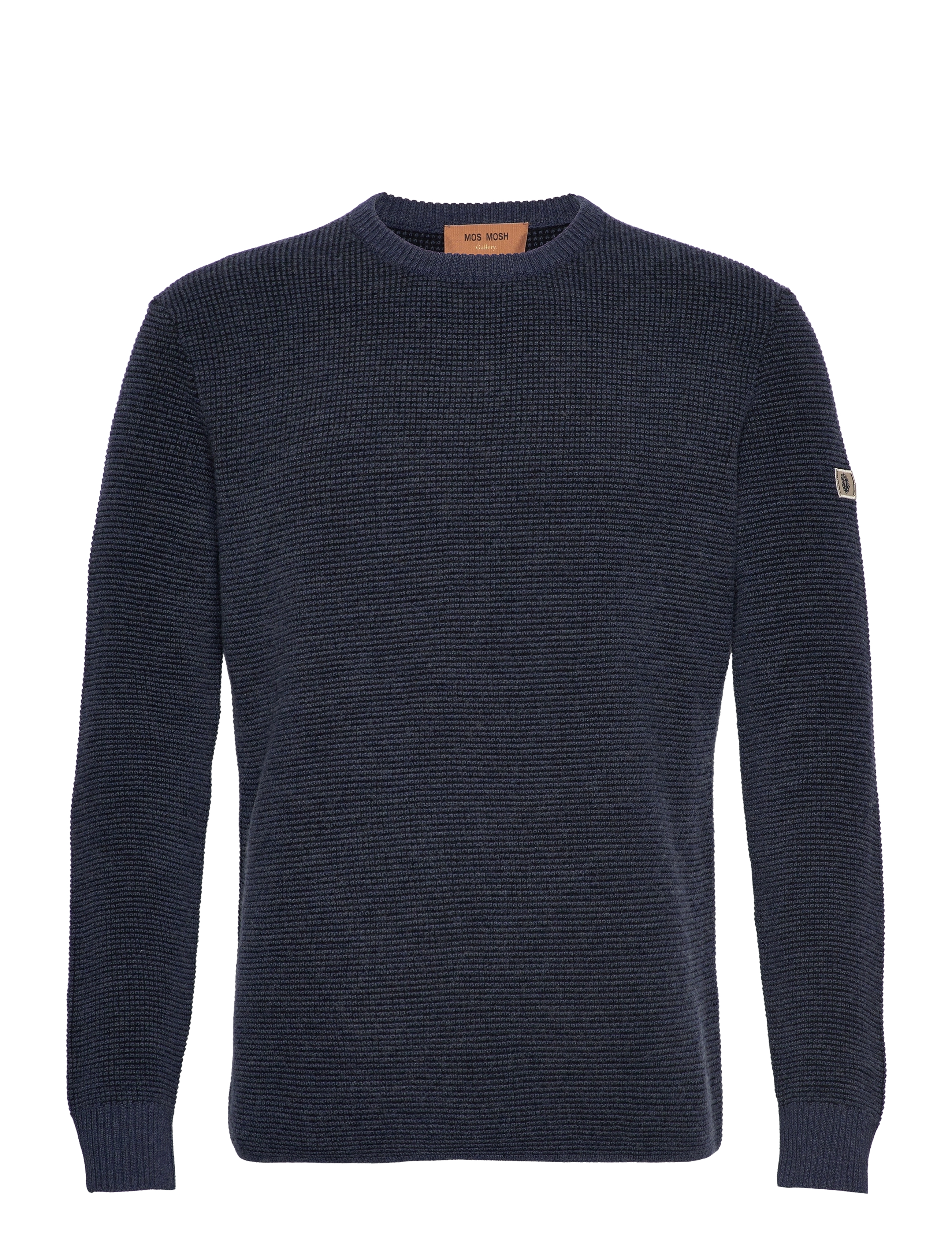 Mos Mosh Gallery - MMGPete Crew Knit - salute navy - 0