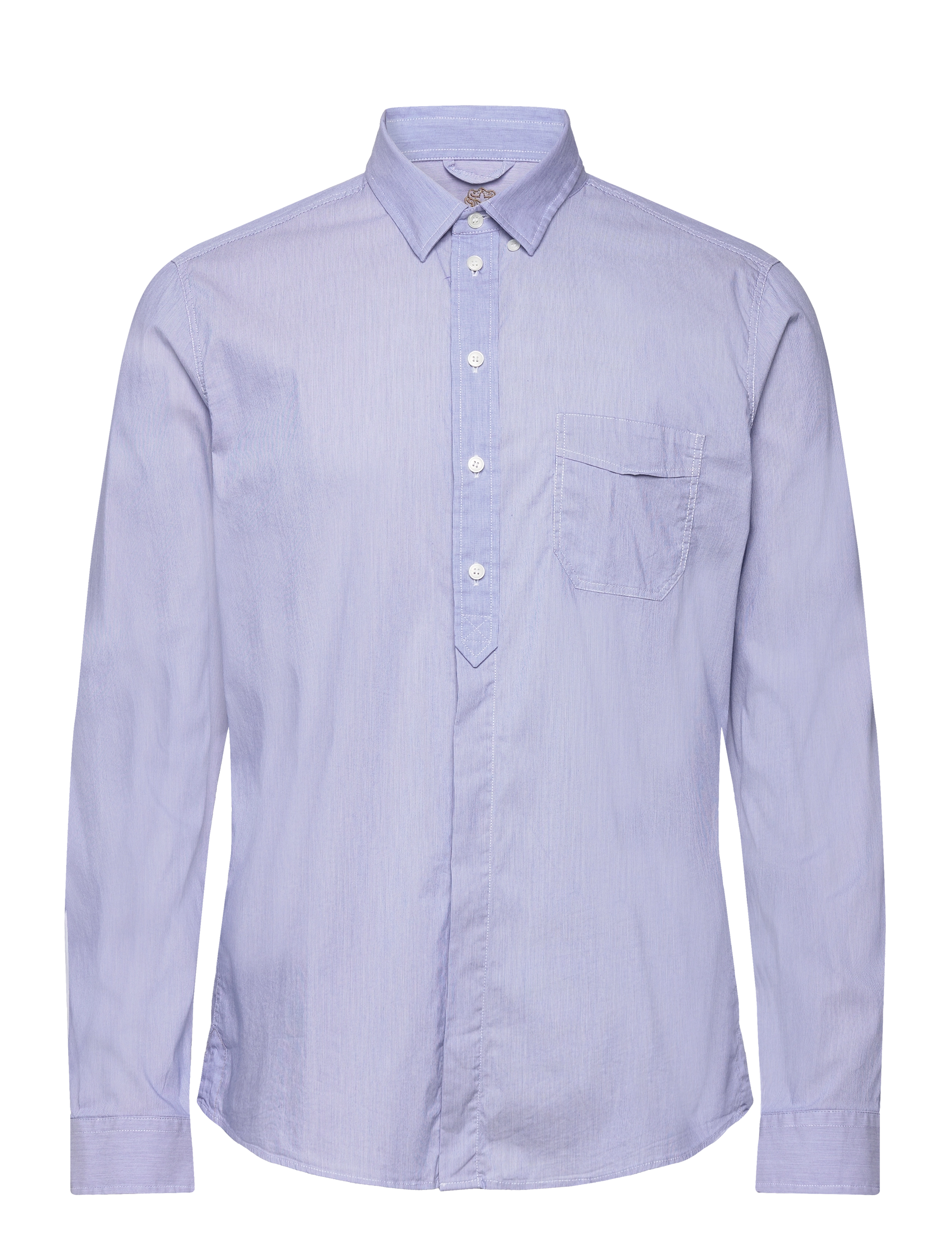 MMGMalo Stripe Shirt - LIGHT BLUE CHECK