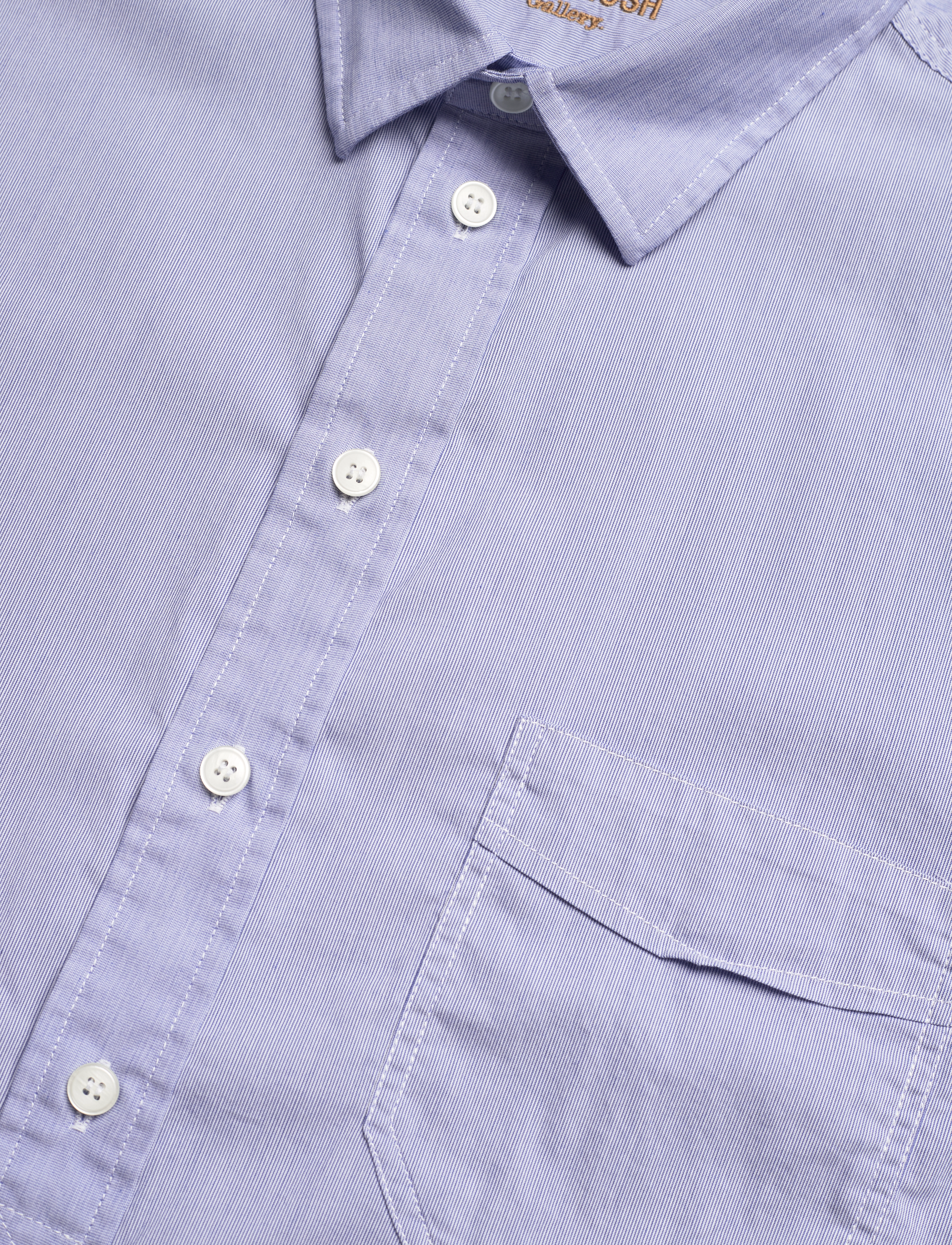Mos Mosh Gallery - MMGMalo Stripe Shirt - light blue check - 3