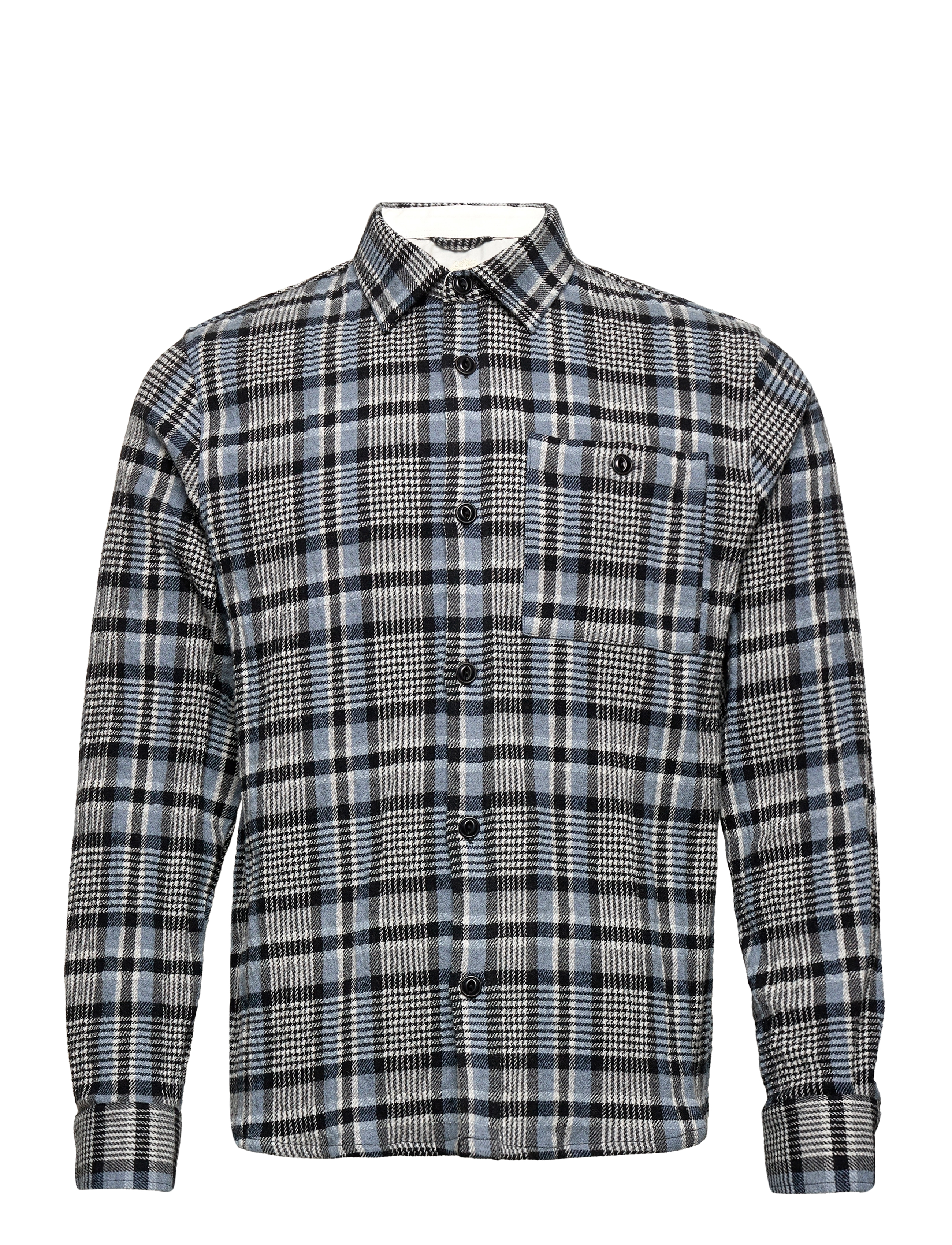 David Check Shirt - FADED SKY BLUE CHECK
