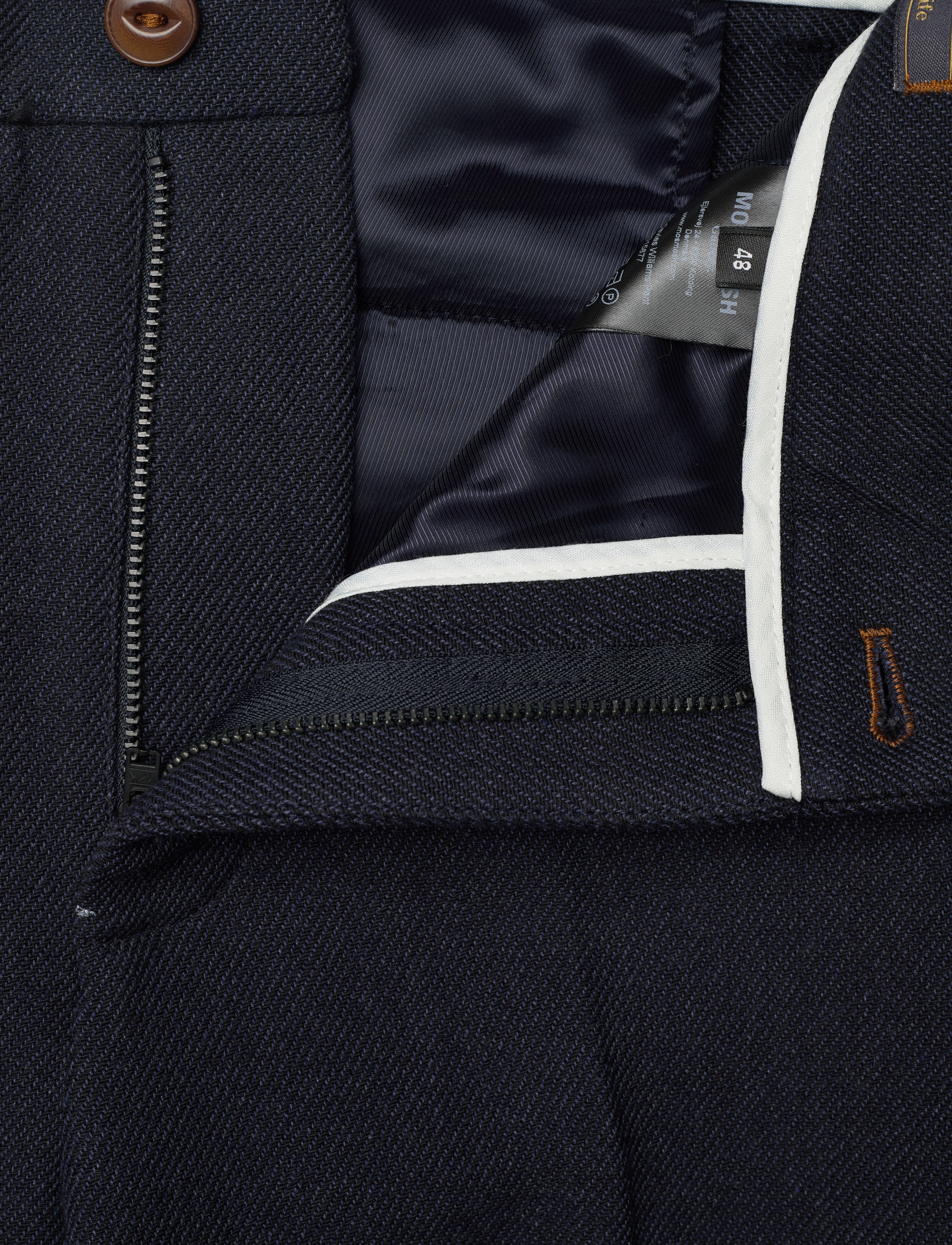Mos Mosh Gallery - Davies Williams Pant - navy melange - 4