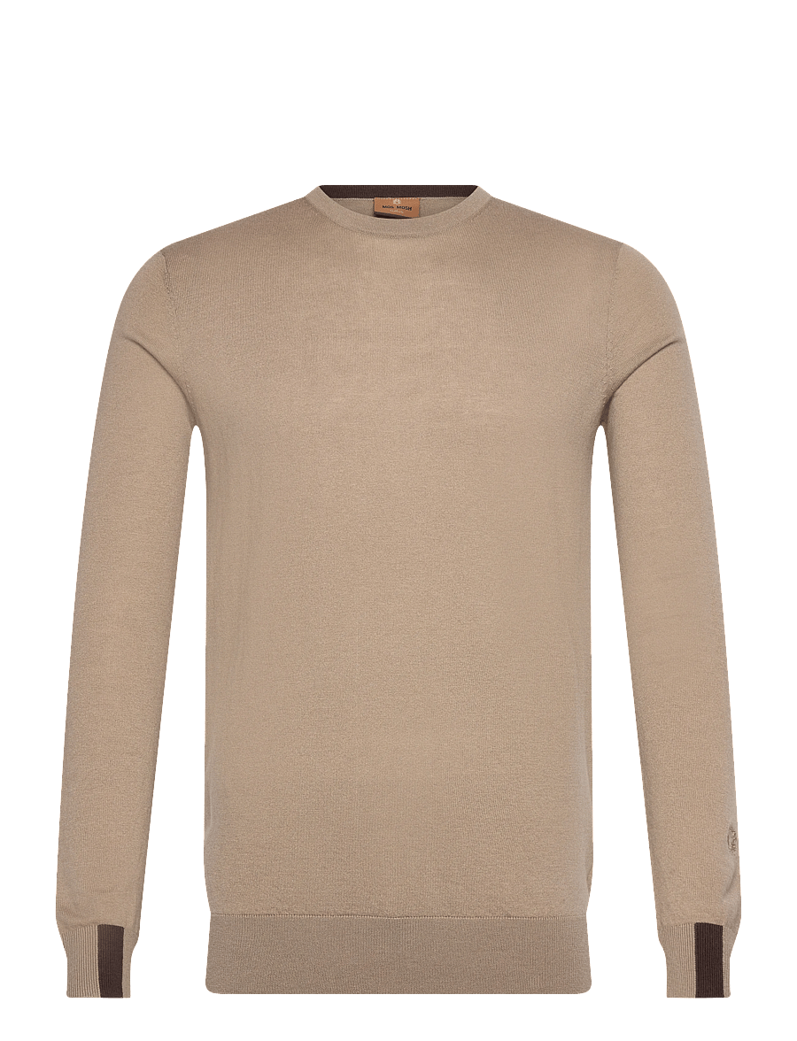 Mos Mosh Gallery - MMGAdam Soft Knit - rundhals - aluminum - 0