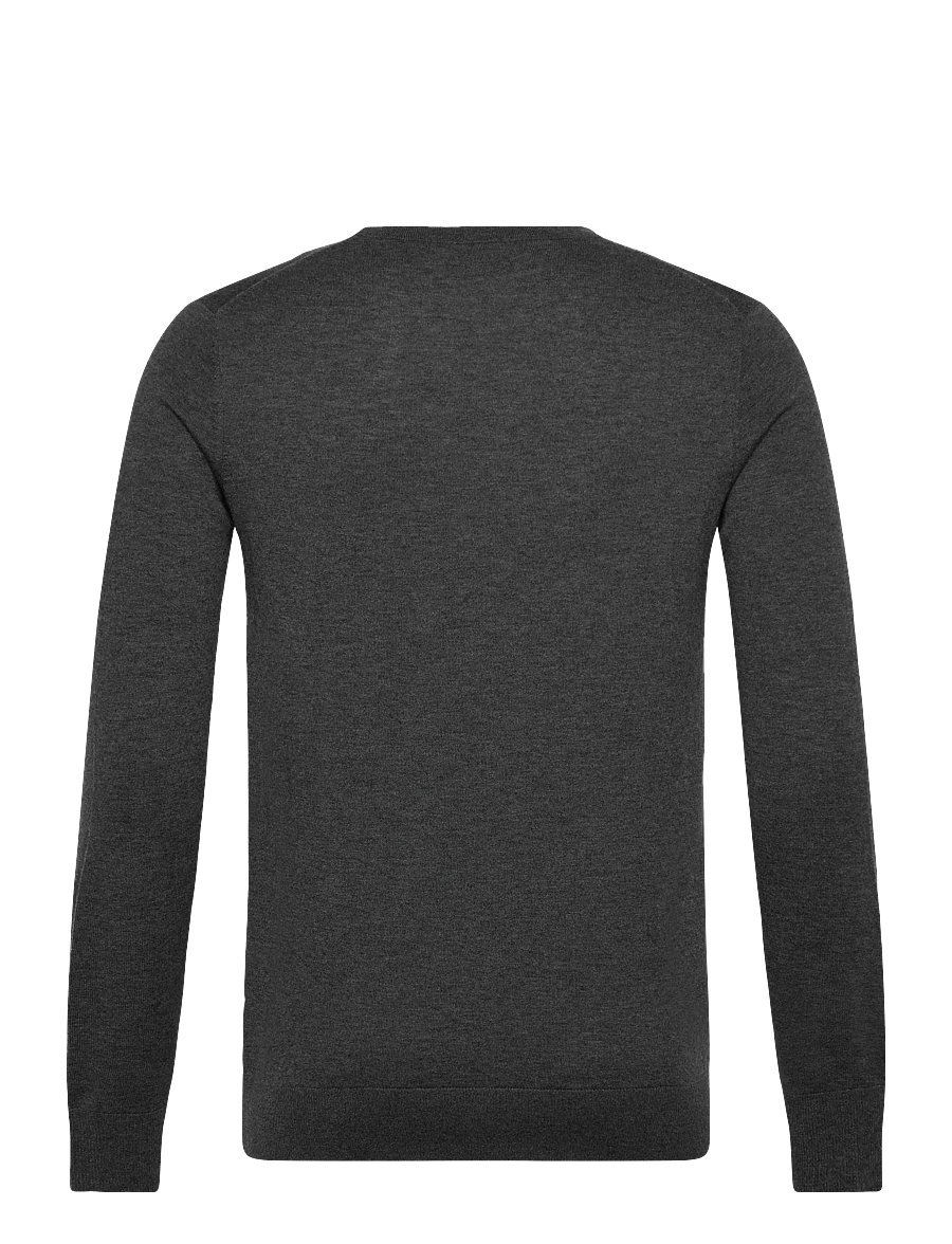 Mos Mosh Gallery - MMGAdam Soft Knit - rundhals - charcoal melange - 1