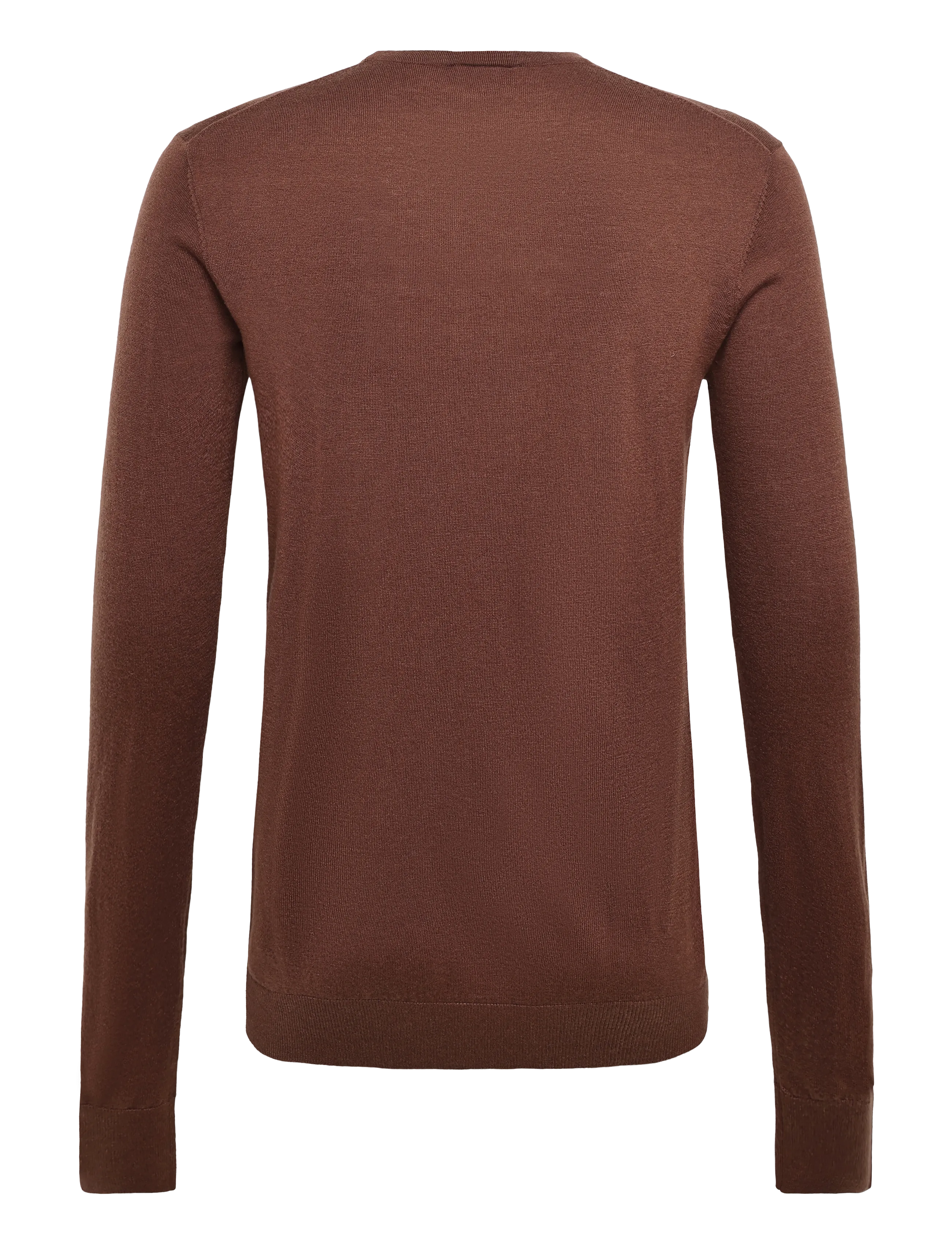 Mos Mosh Gallery - MMGAdam Soft Knit - rund hals - cocoa brown - 1
