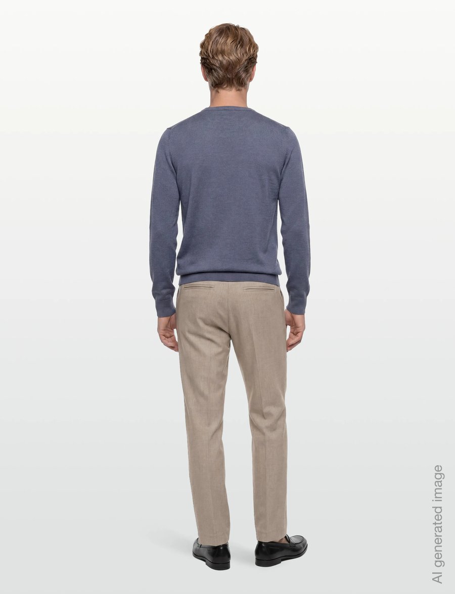 Mos Mosh Gallery - MMGAdam Soft Knit - rundhals - flint stone - 4