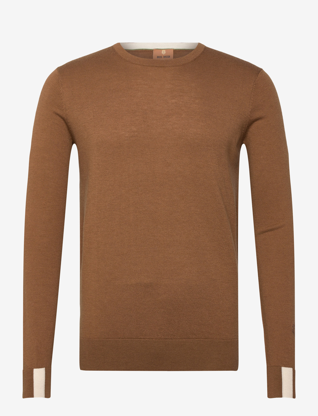 Mos Mosh Gallery - MMGAdam Soft Knit - rundhals - toasted coconut - 1