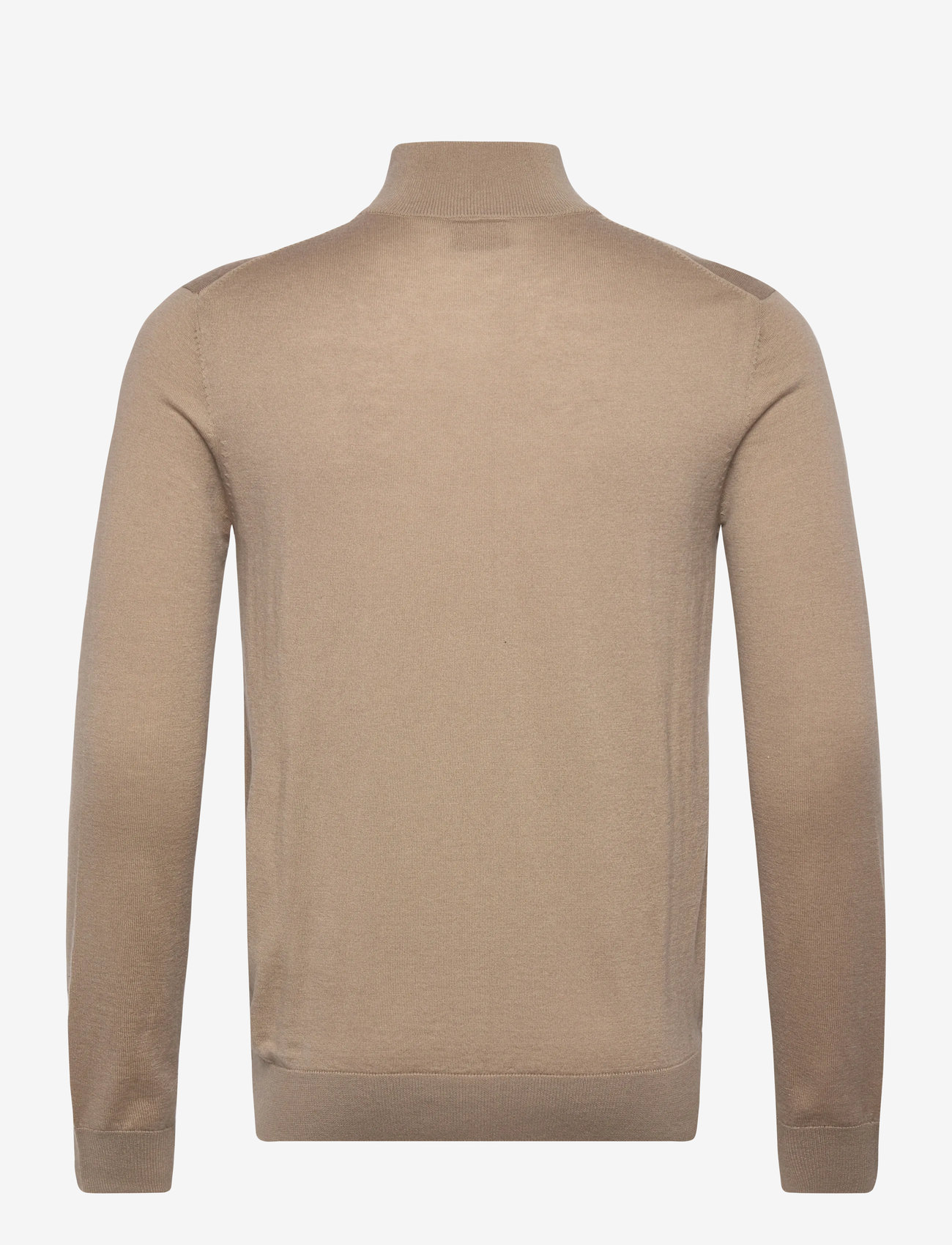 Mos Mosh Gallery - MMGAdam Soft Zip Turtle Neck Knit - half zip jumpers - aluminum - 1