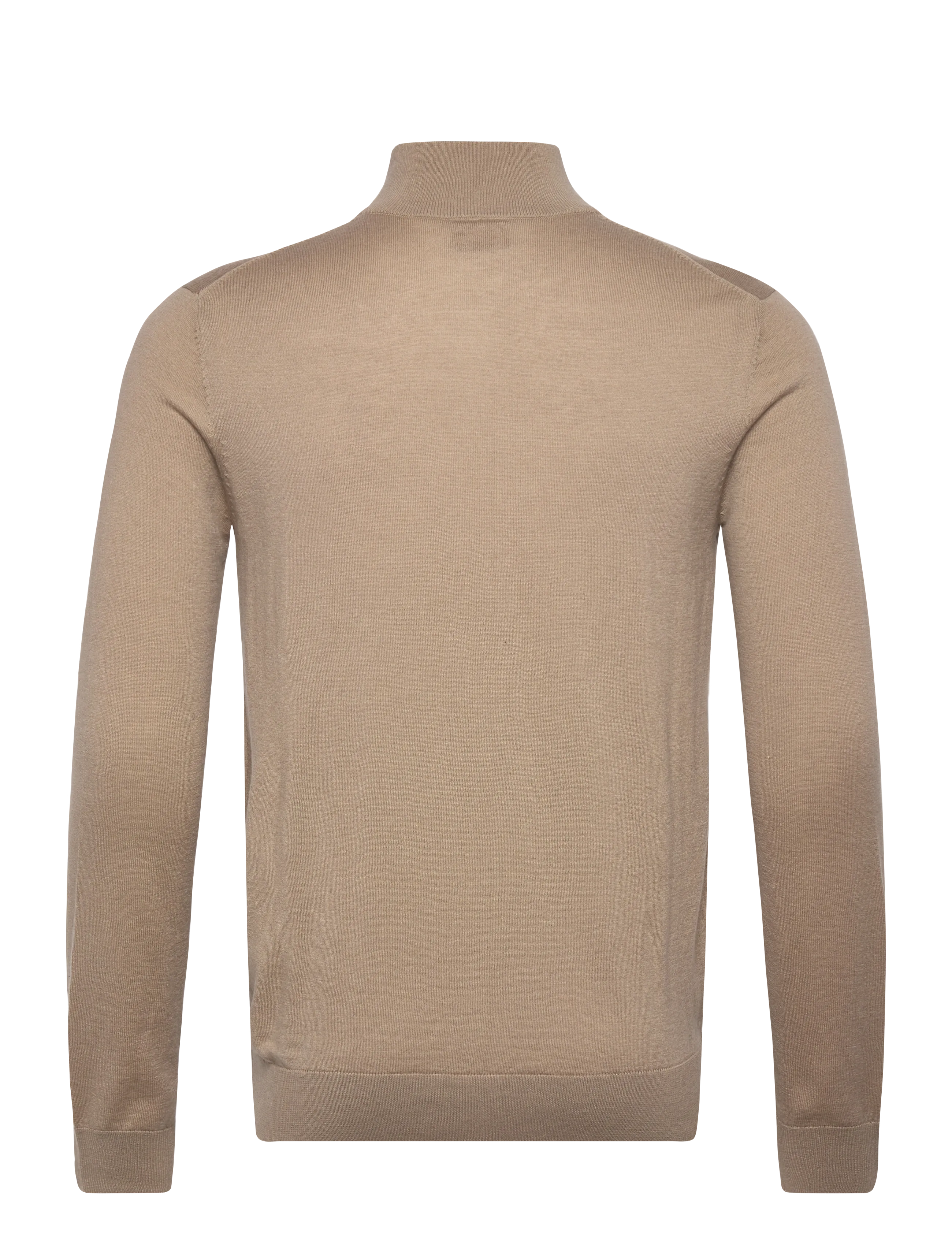 Mos Mosh Gallery - MMGAdam Soft Zip Turtle Neck Knit - pullover mit halbem reißverschluss - aluminum - 1