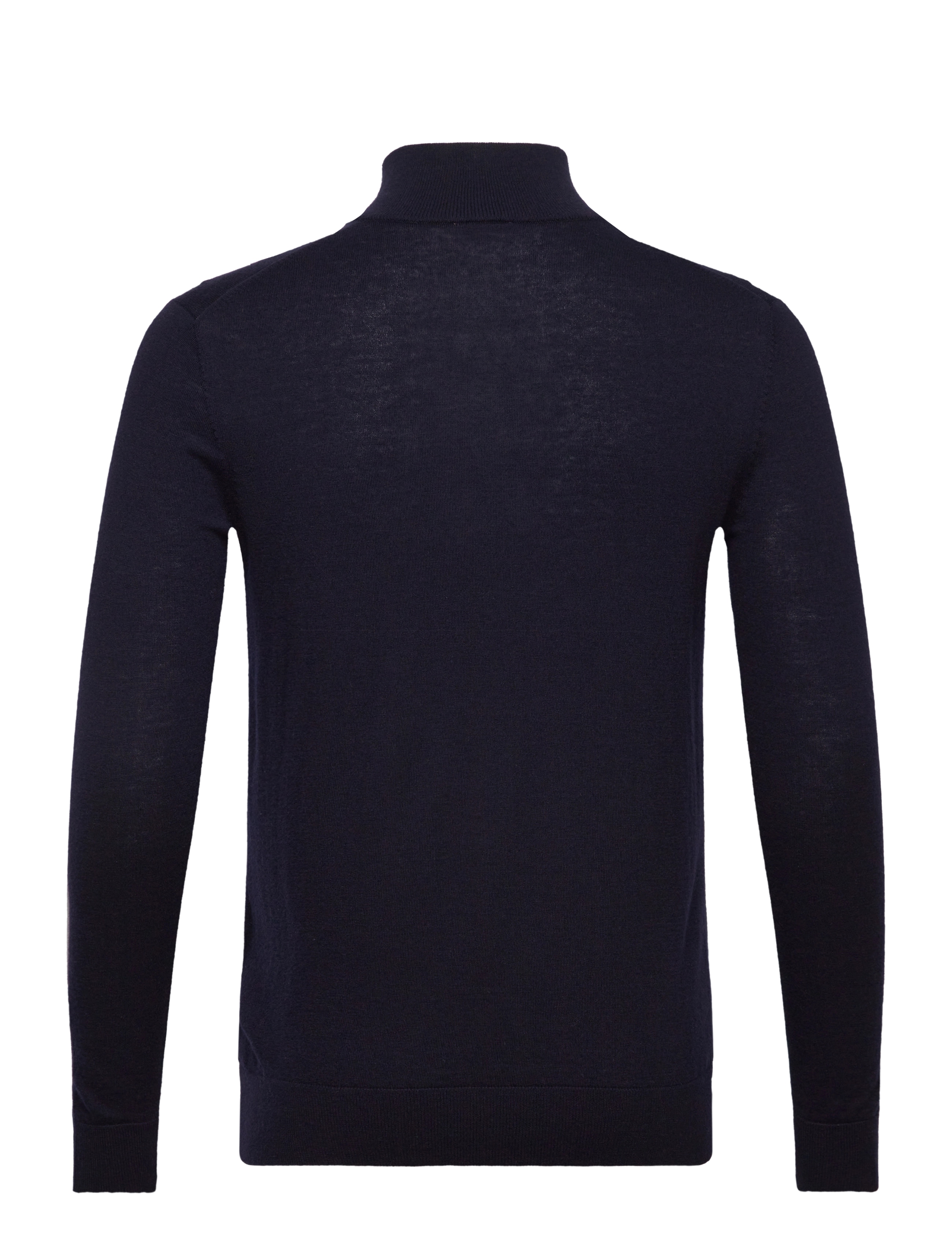 Mos Mosh Gallery - MMGAdam Soft Zip Turtle Neck Knit - puolivetoketjulliset neuleet - navy - 1
