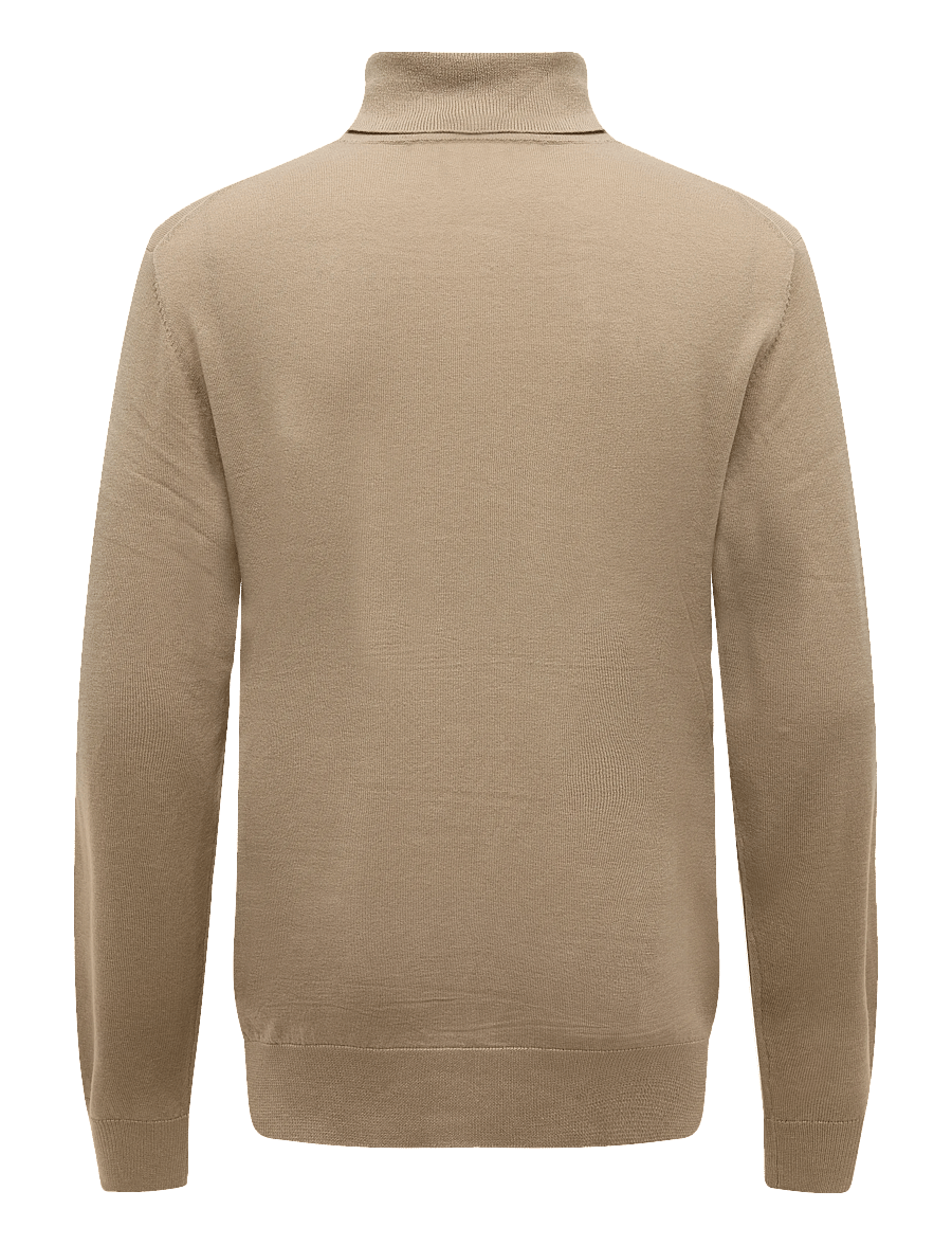 Mos Mosh Gallery - MMGAdam Soft Roll Neck Knit - rollkragenpullover - aluminum - 1
