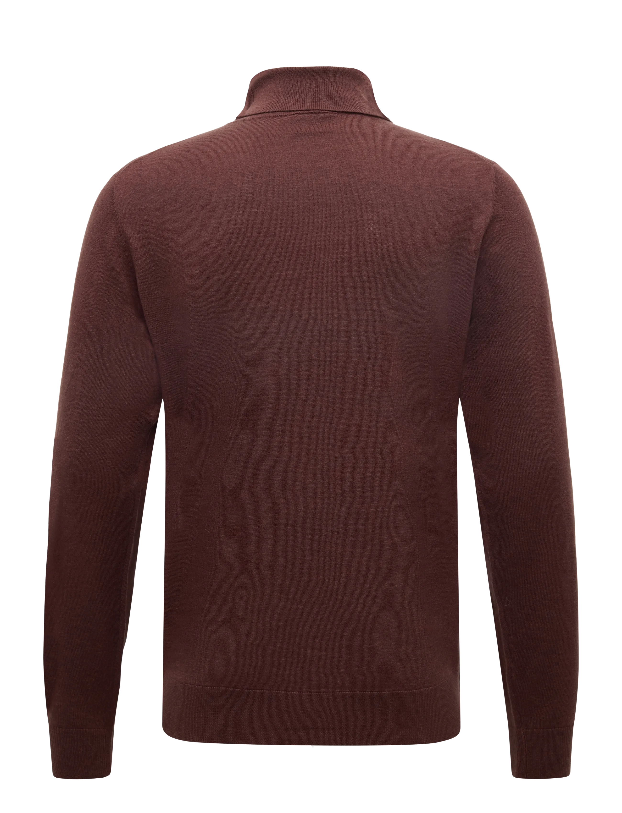 Mos Mosh Gallery - MMGAdam Soft Roll Neck Knit - rollkragenpullover - bitter chocolate - 1