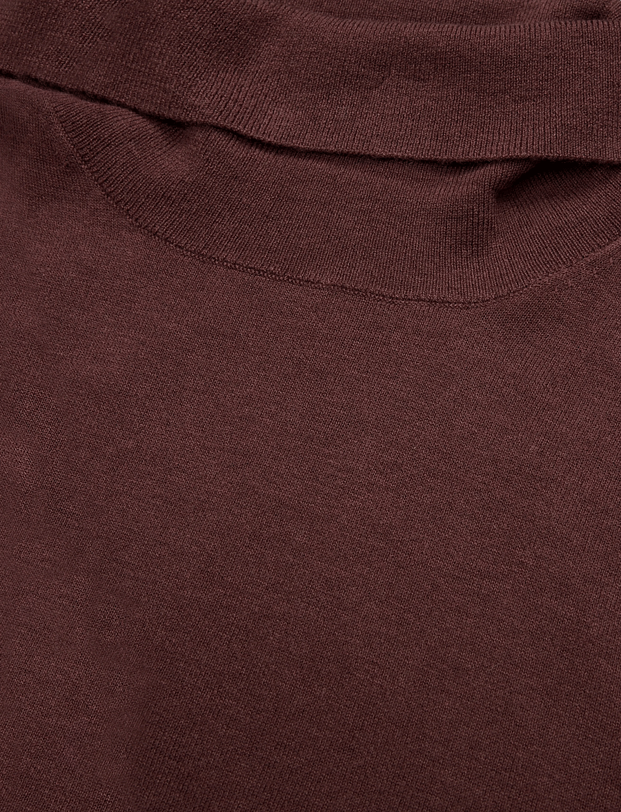 Mos Mosh Gallery - MMGAdam Soft Roll Neck Knit - rollkragenpullover - bitter chocolate - 2