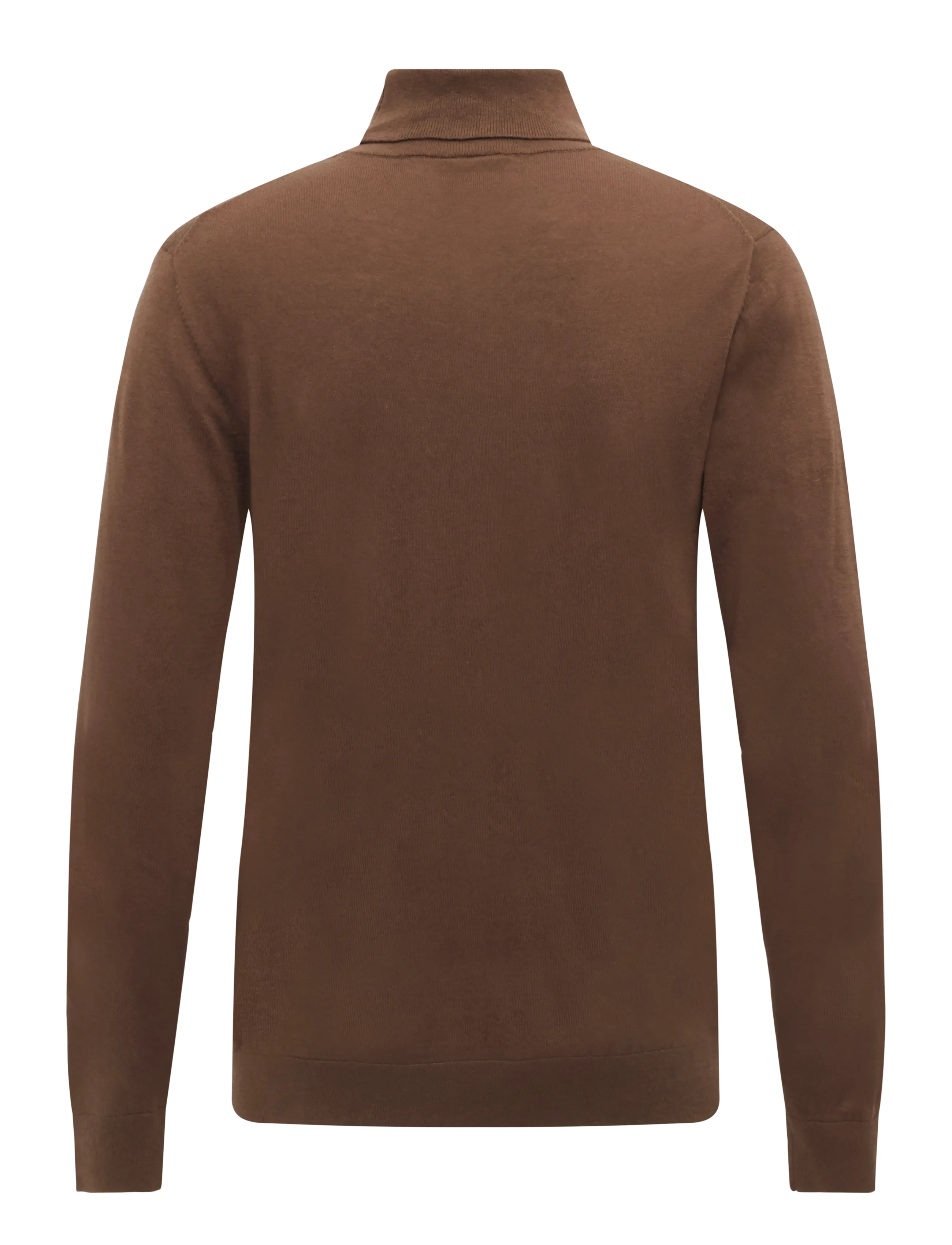 Mos Mosh Gallery - MMGAdam Soft Roll Neck Knit - kõrge kaelusega - cocoa brown - 1
