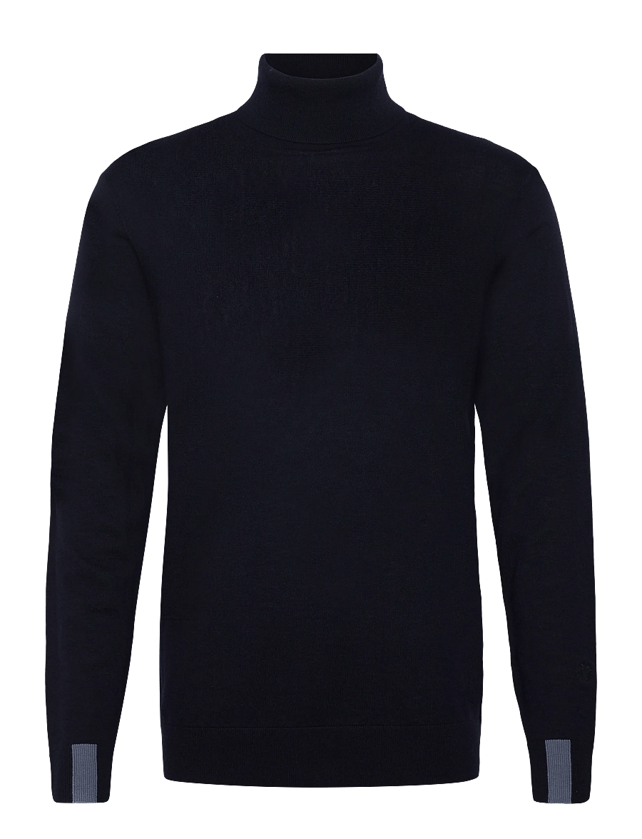 Mos Mosh Gallery - MMGAdam Soft Roll Neck Knit - rullekraver - navy - 0