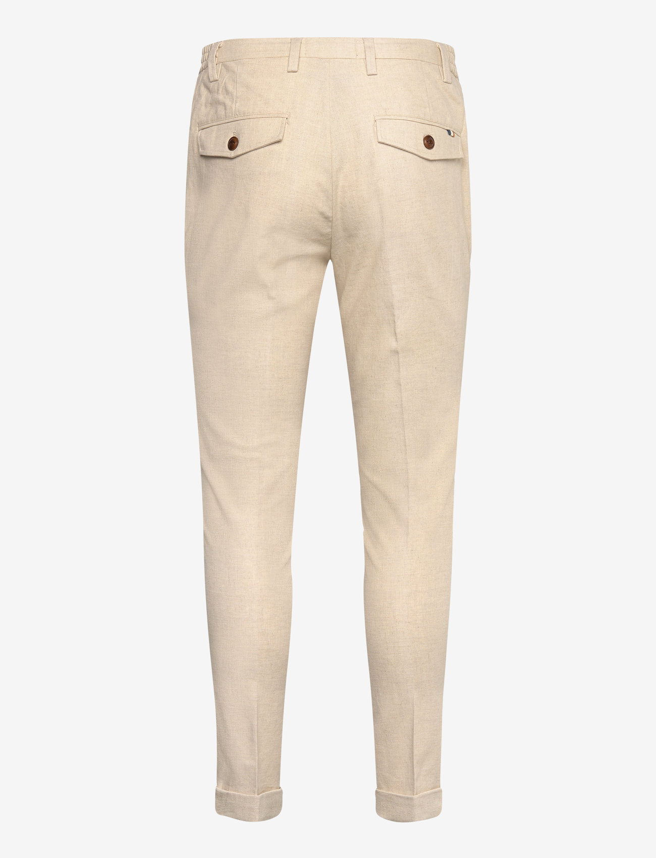 Mos Mosh Gallery - MMGHunt Plage String Pant - ecru melange - 1