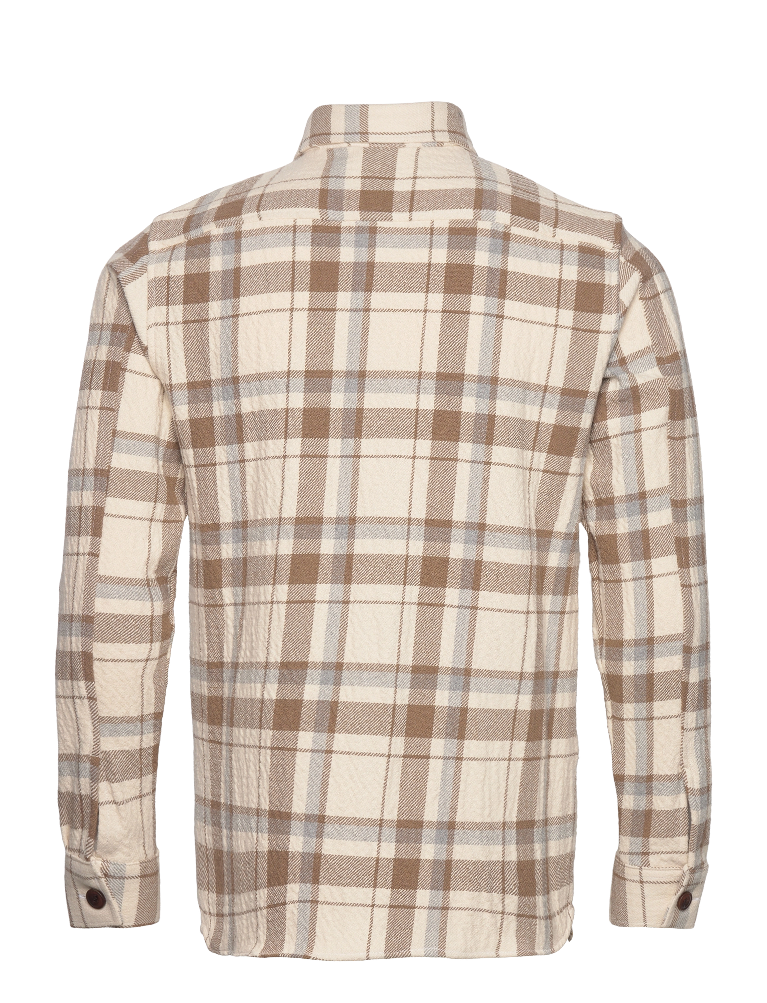 Mos Mosh Gallery - MMGDavid Check Overshirt - ecru check - 1