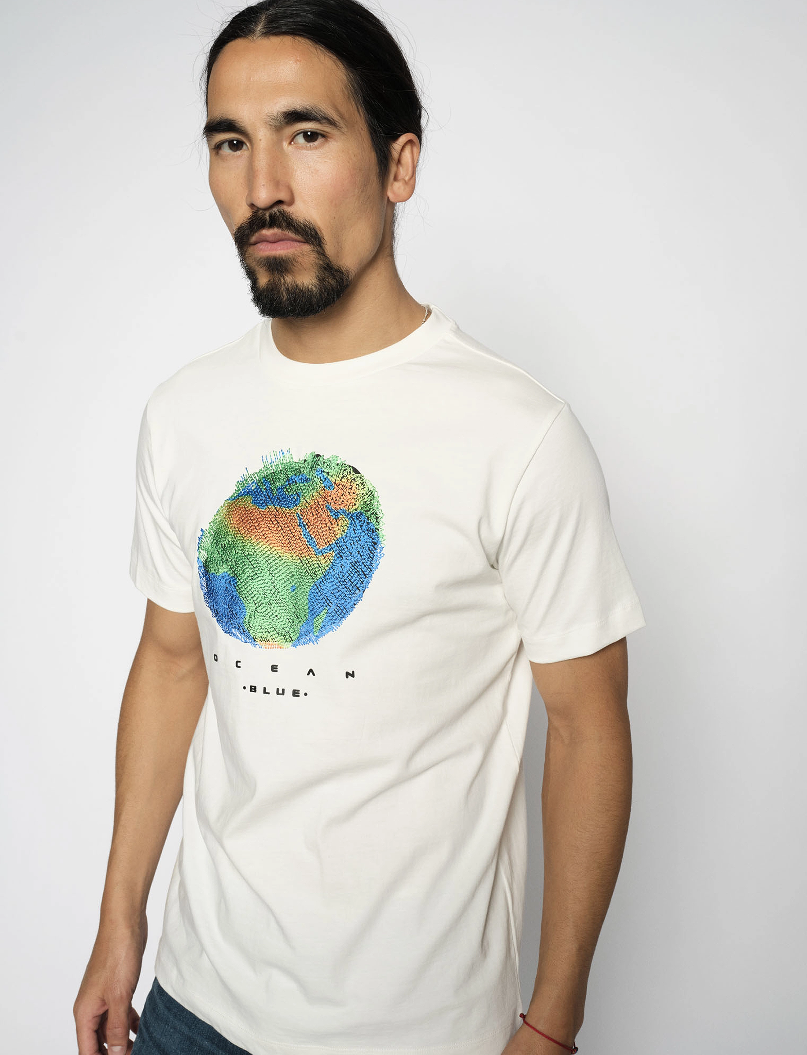 Mos Mosh Gallery - MMGGlobe SS Tee - white - 2