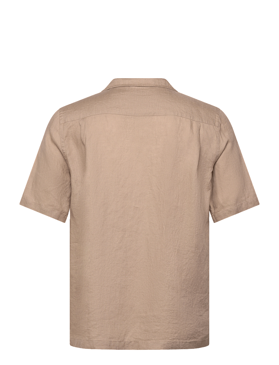 Mos Mosh Gallery - MMGTheo Linen Cuban Shirt - chemises de lin - beige - 1