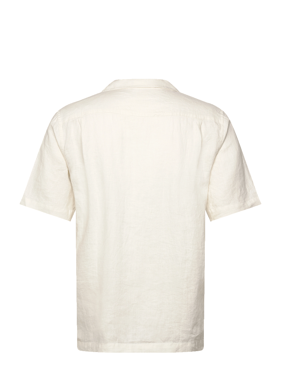 Mos Mosh Gallery - MMGTheo Linen Cuban Shirt - lininiai marškiniai - ecru - 1