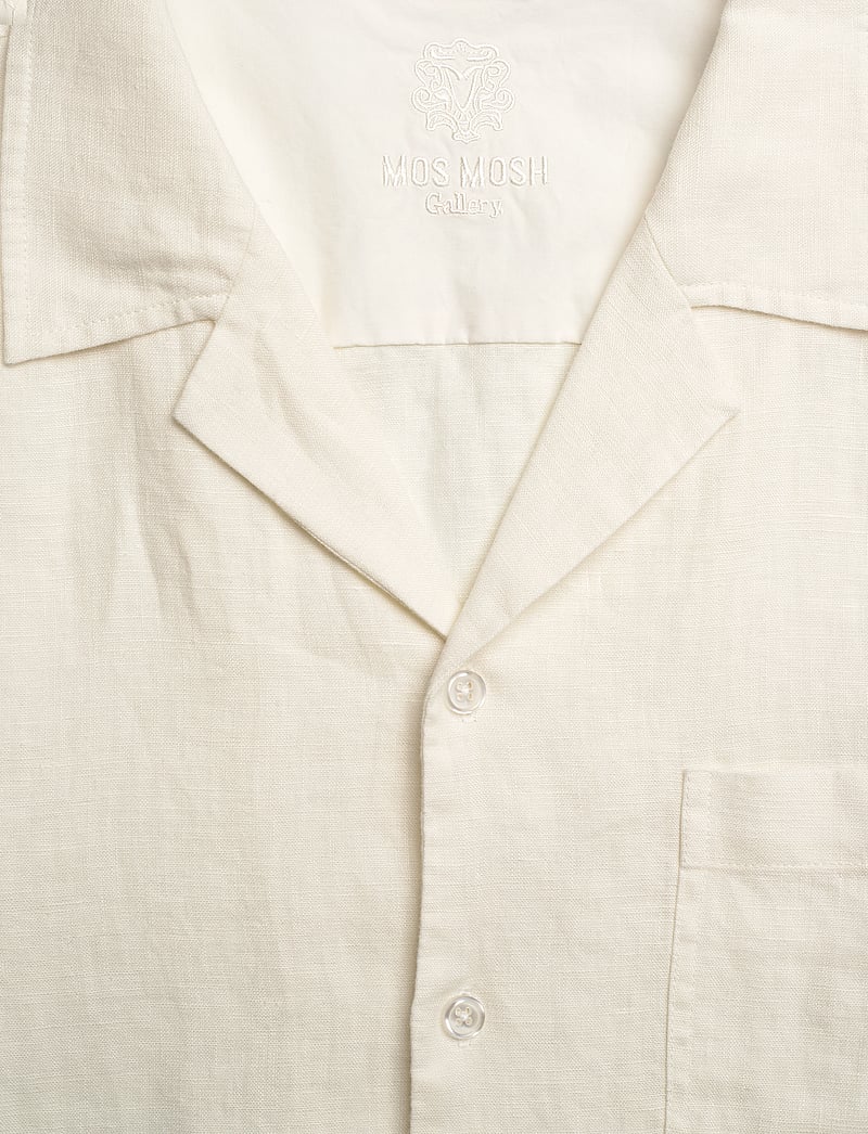 Mos Mosh Gallery - MMGTheo Linen Cuban Shirt - leinenhemden - ecru - 2