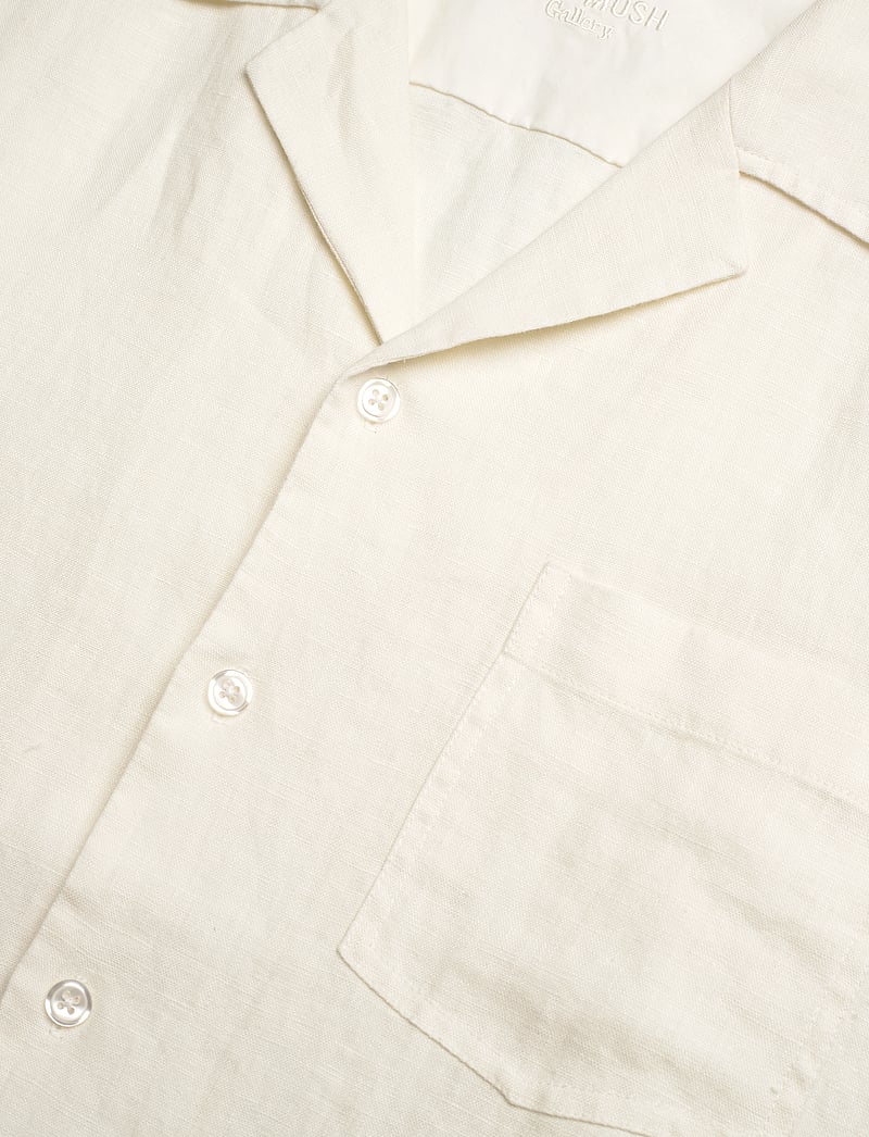 Mos Mosh Gallery - MMGTheo Linen Cuban Shirt - leinenhemden - ecru - 3
