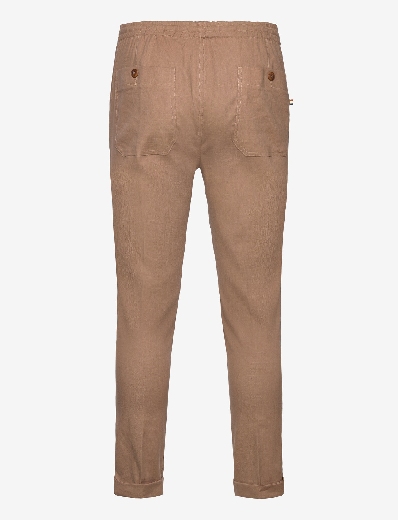 Mos Mosh Gallery - MMGHarris Linen String Pant - chocolate chip - 1