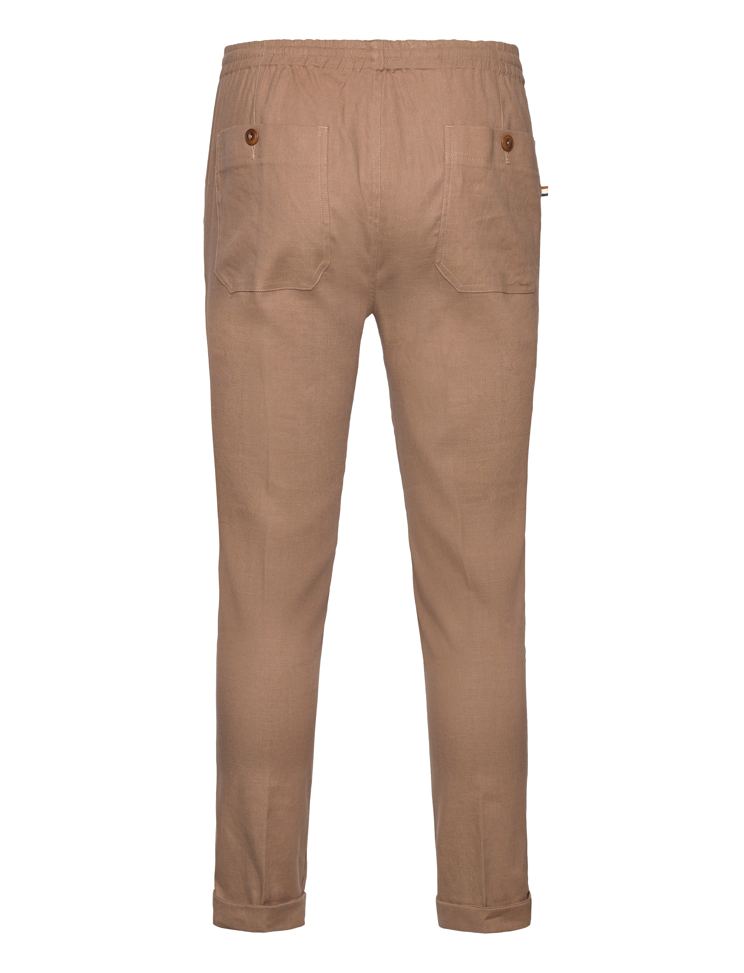 Mos Mosh Gallery - MMGHarris Linen String Pant - chocolate chip - 1