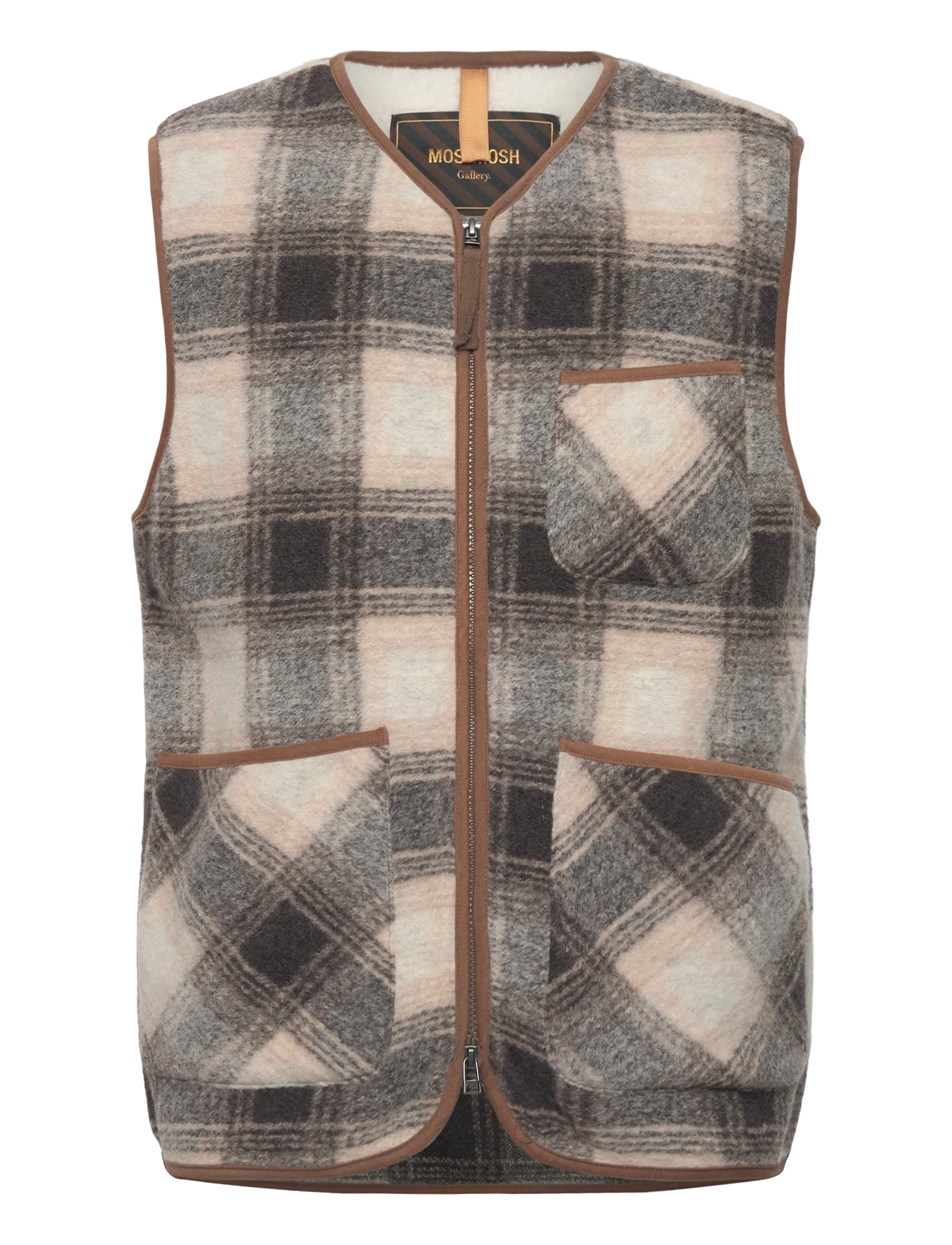 MOS MOSH GALLERY Mmgtomasso Vest Patterned - M - Herren