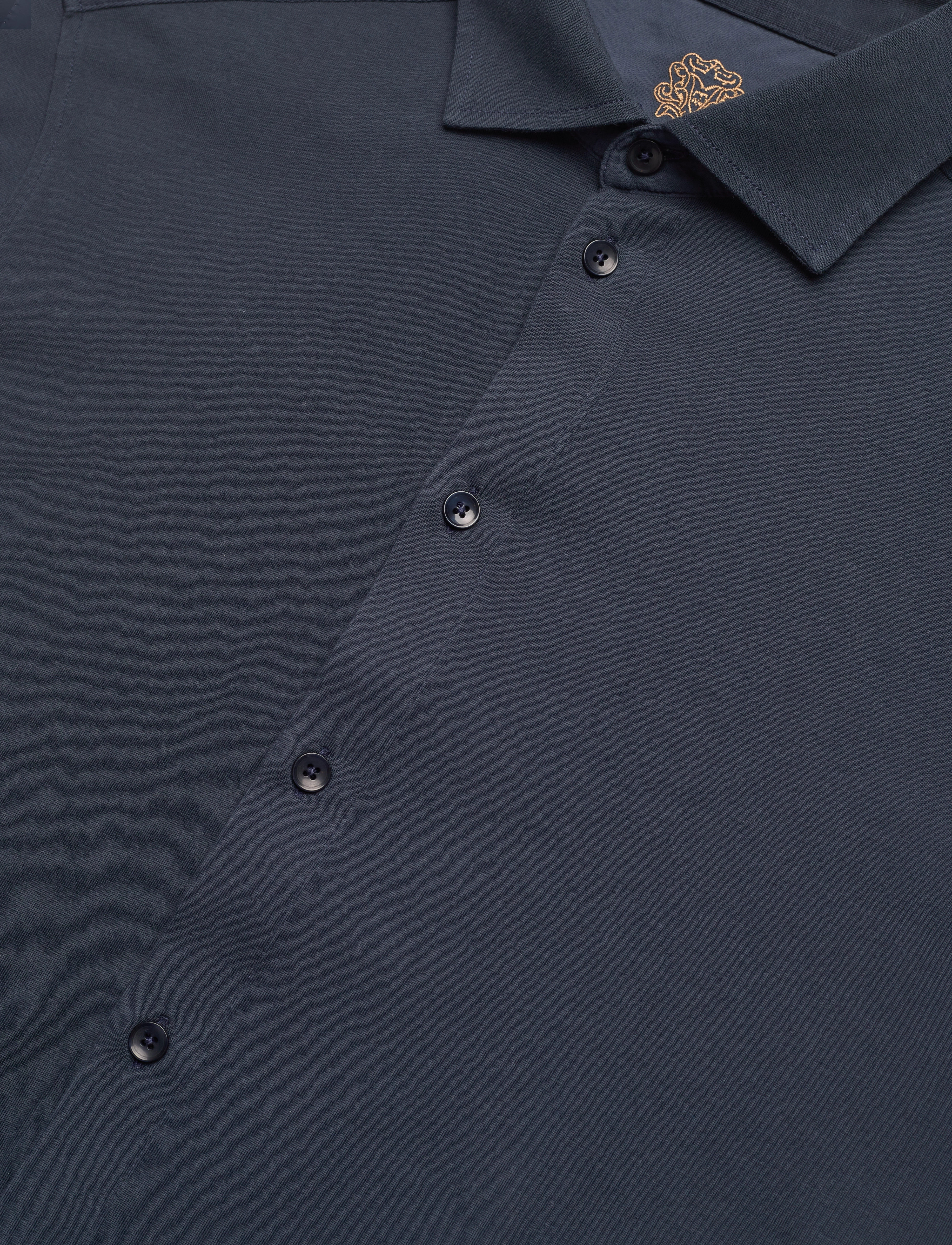 Mos Mosh Gallery - MMGHoward Jersey Shirt - navy - 3