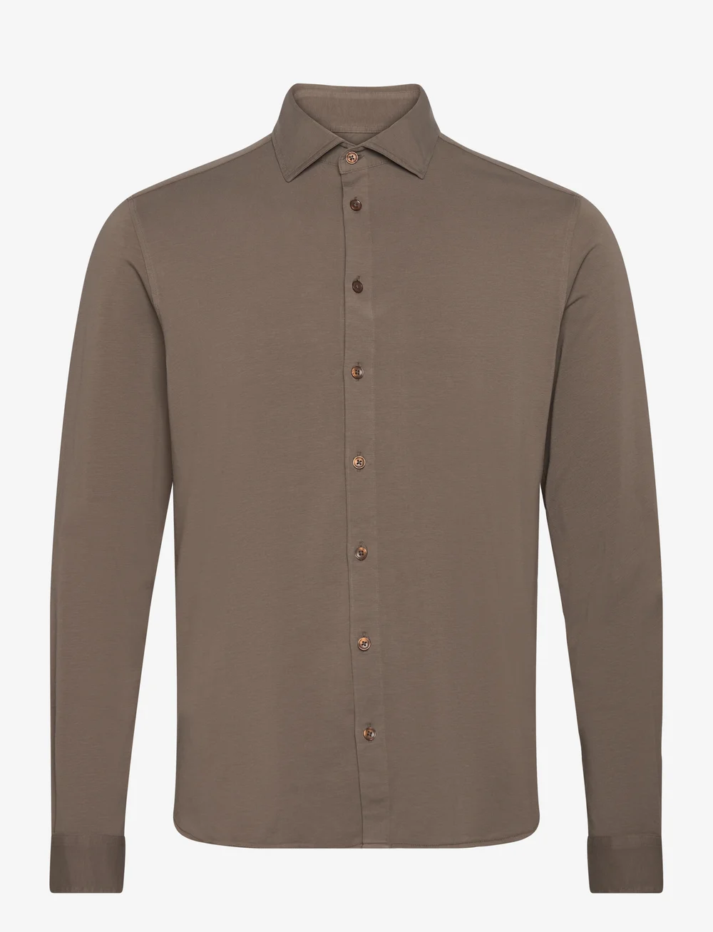 Mos Mosh Gallery - MMGHoward Jersey Shirt - casual shirts - warm camel - 0