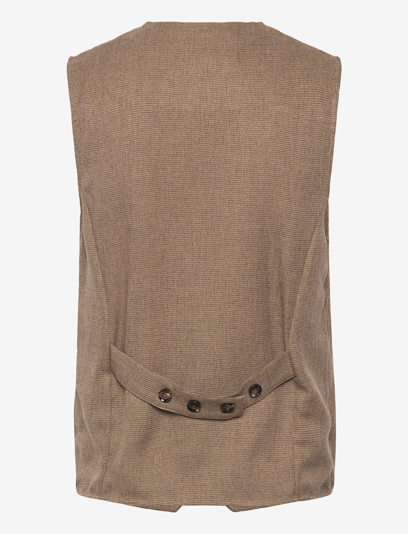 Mos Mosh Gallery - MMGConor Pin Waistcoat - brown latte - 1