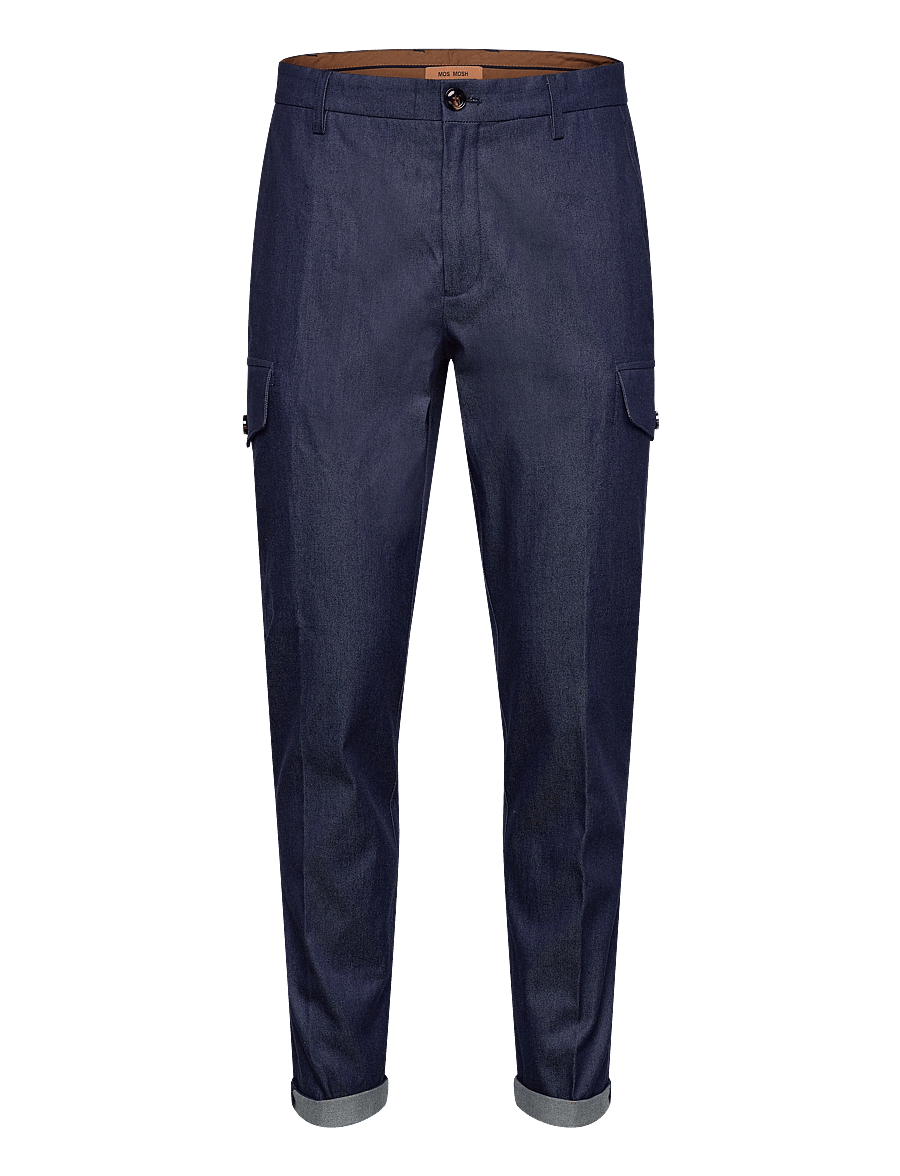 Mos Mosh Gallery - MMGGabriel Garson Pant - vabaaja püksid - indigo blue - 0