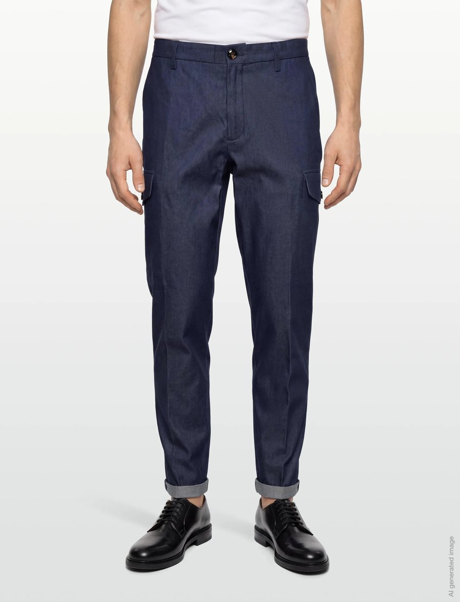 Mos Mosh Gallery - MMGGabriel Garson Pant - freizeithosen - indigo blue - 3