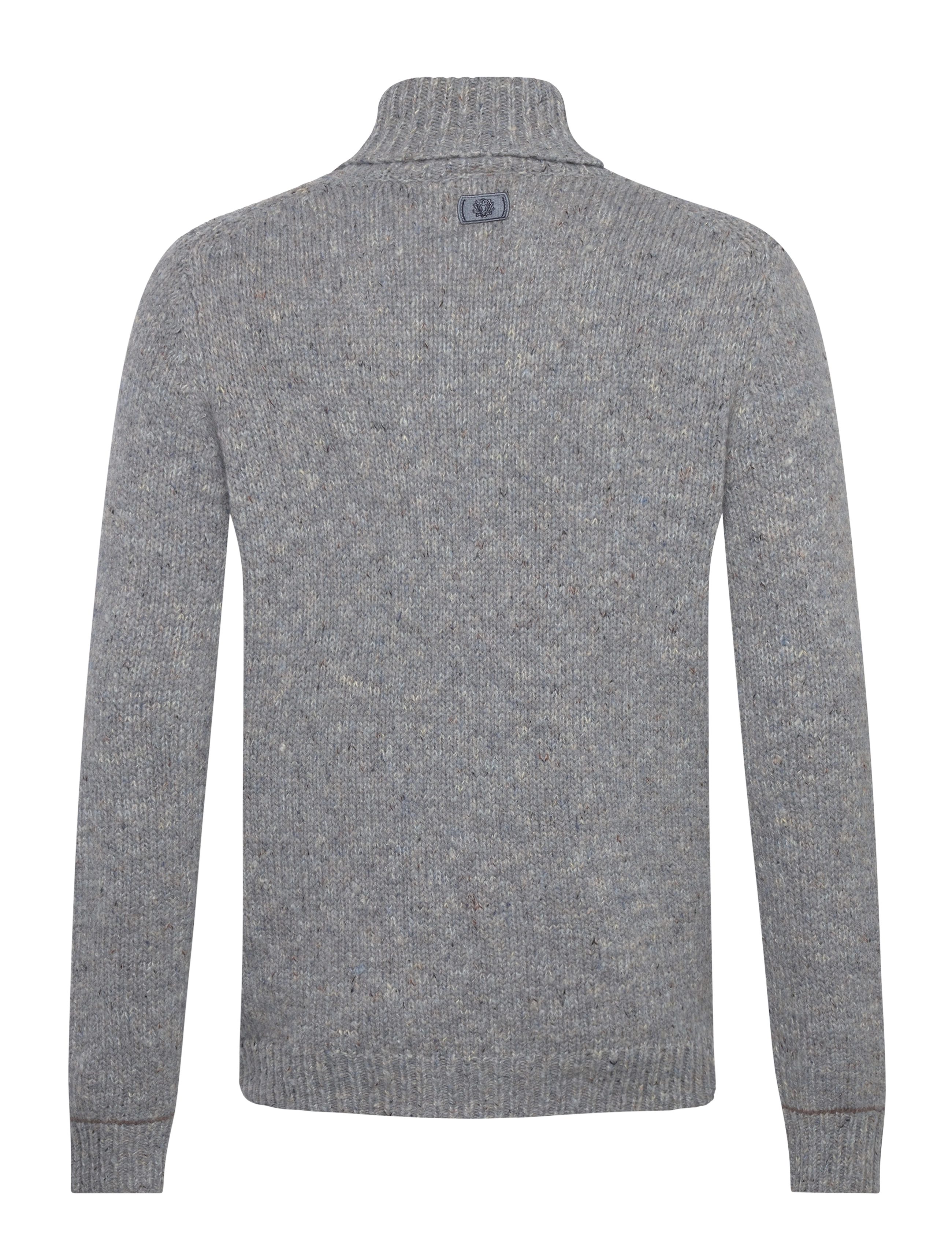 Mos Mosh Gallery - MMGGiorgio Autumn Roll Neck Knit - ocean blue melange - 1